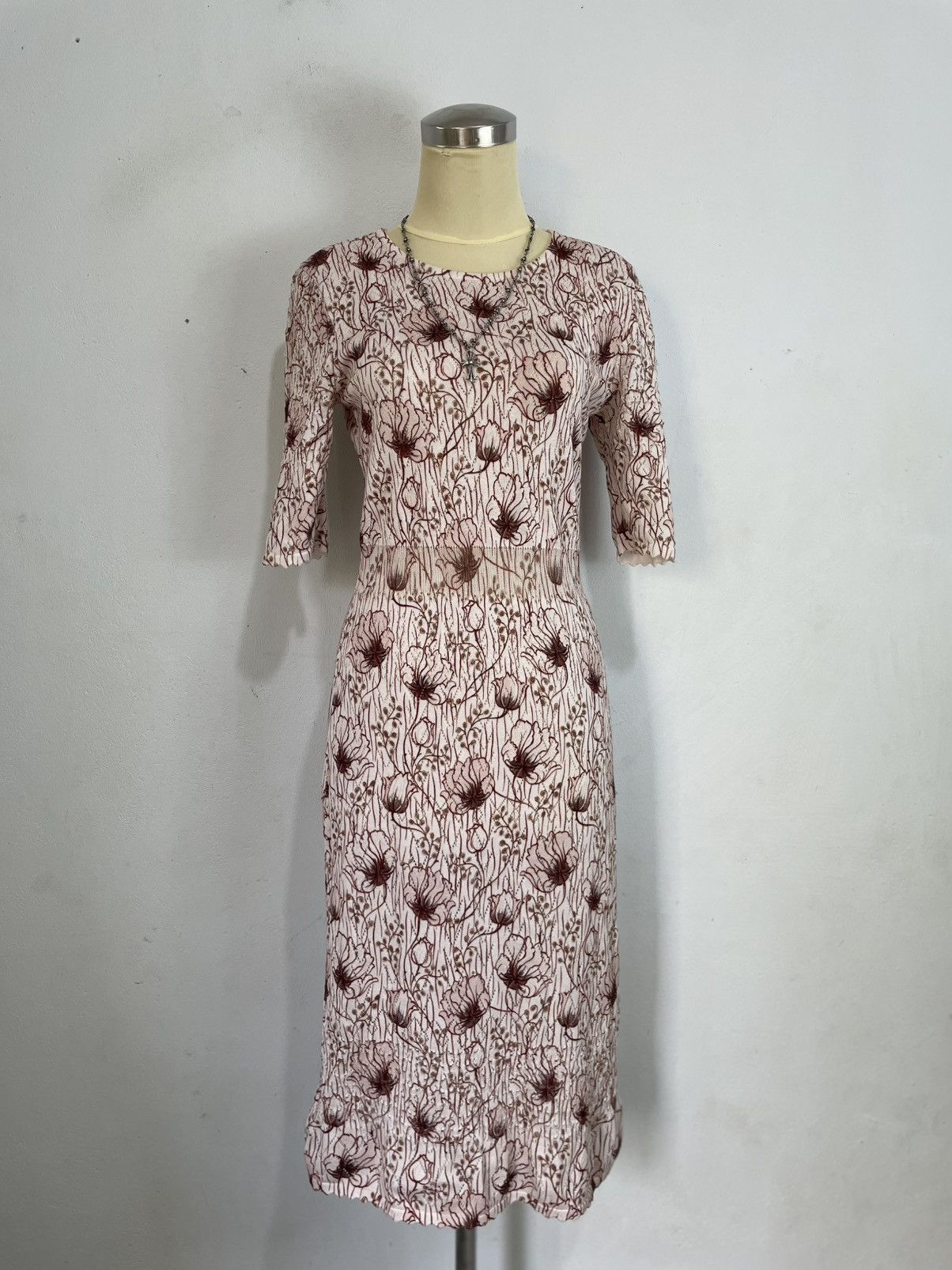 Bottega Veneta Bottega Veneta Cotton Floral Dress Size XS / US 0-2 / IT 36-38 - 1 Thumbnail