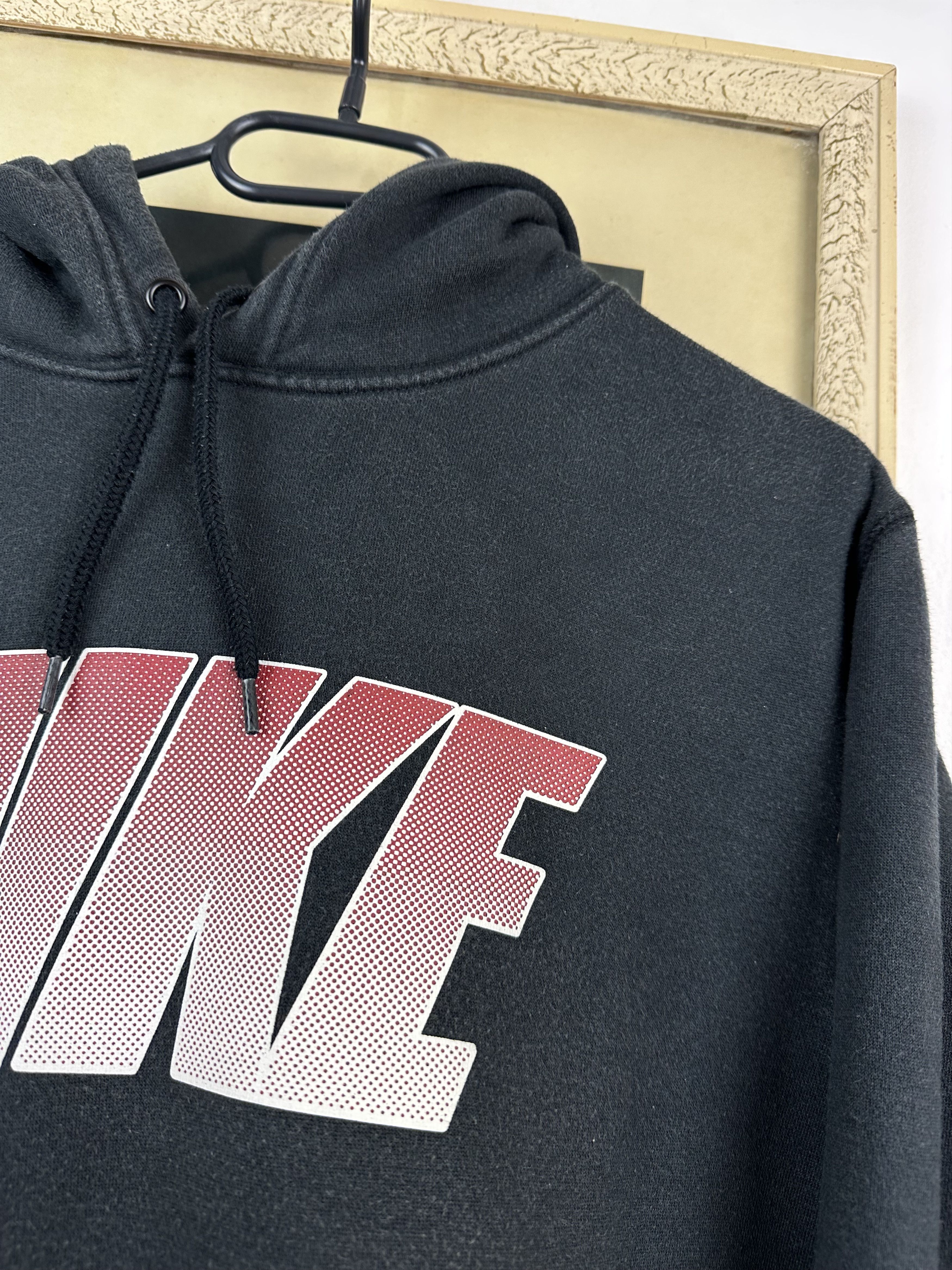 Nike × Vintage Vintage Nike Hoodie Jacket Swoosh Rare Hype Y2K Drill Size US L / EU 52-54 / 3 - 3 Thumbnail