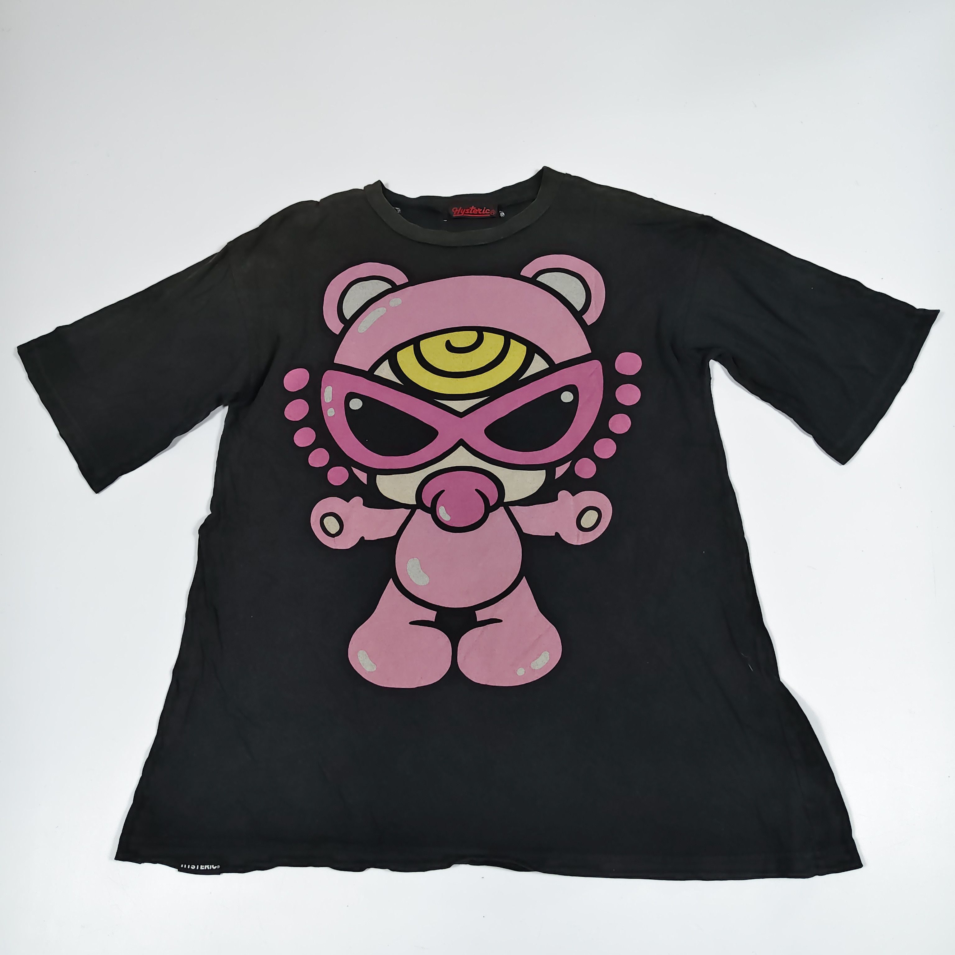 Hysteric Glamour Hysteric Glamour Baby Angel Black Pink Bear Graphic Y2K #F Size US M / EU 48-50 / 2 - 1 Thumbnail