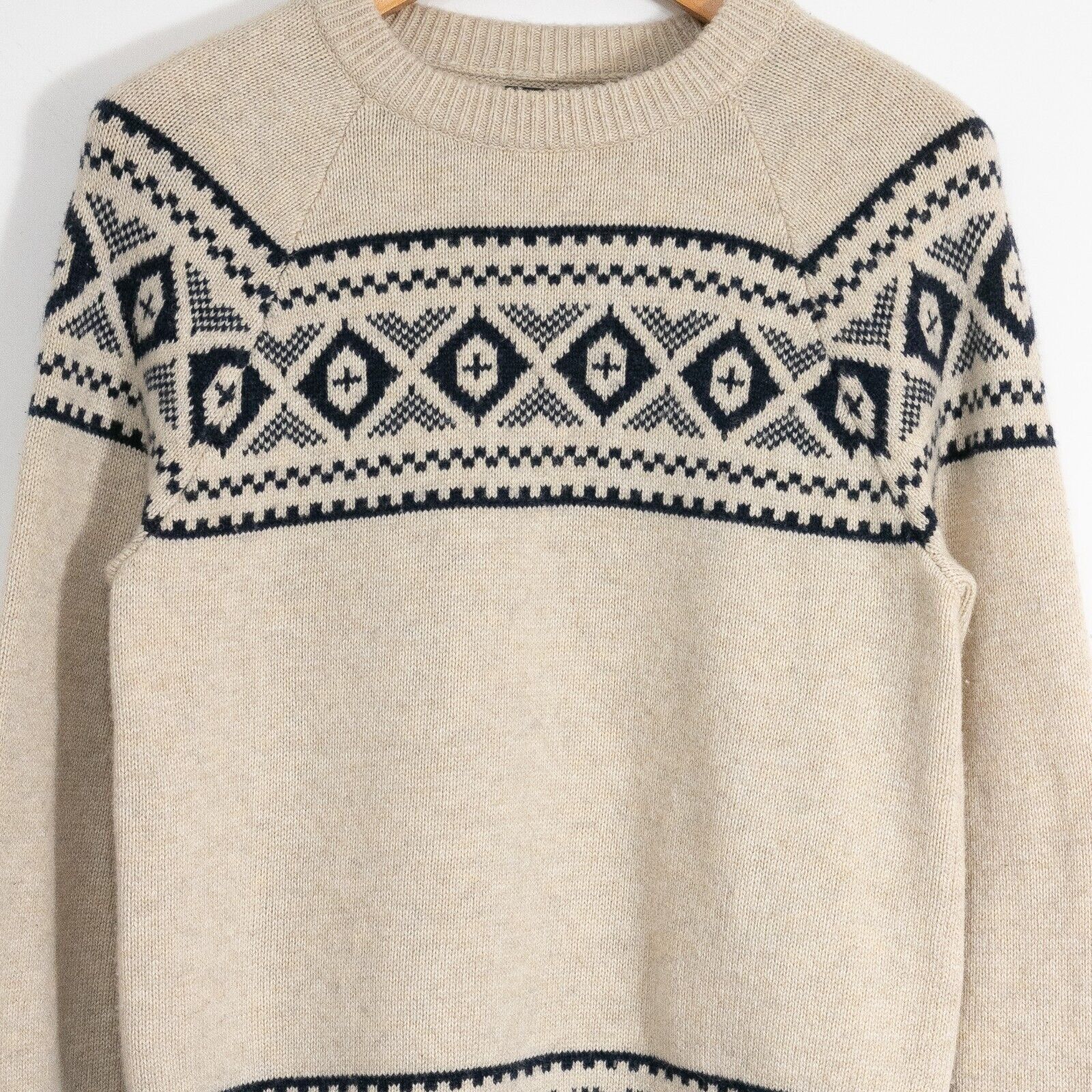 J.Crew J.Crew Fair Isle Wool Blend Sweater Mens Small - Distressed Size US S / EU 44-46 / 1 - 3 Thumbnail
