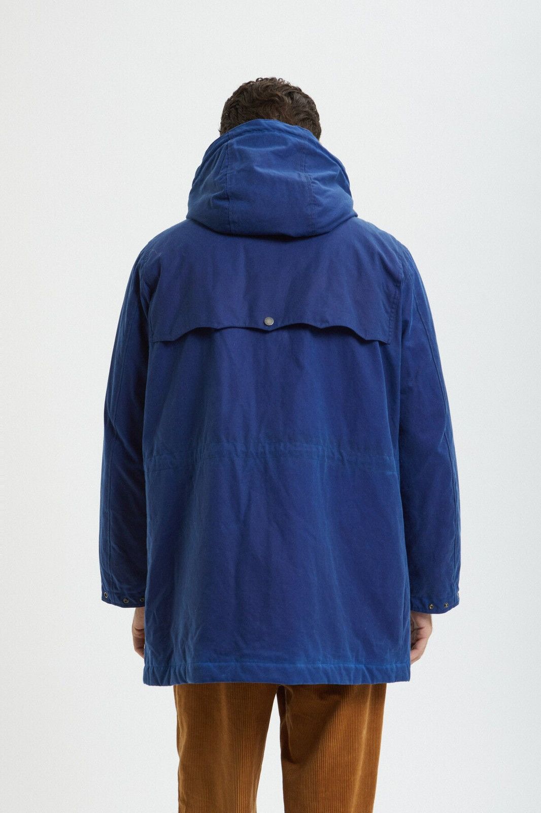 Baracuta Waxed Duffle Coat Deep Cobalt Size US L / EU 52-54 / 3 - 4 Thumbnail