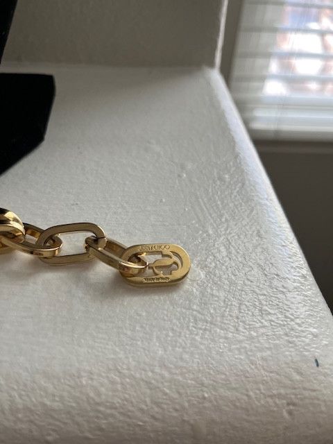 Jimmy Choo Jimmy Choo Goldtone Chunky Lariat Necklace Size ONE SIZE - 2 Thumbnail