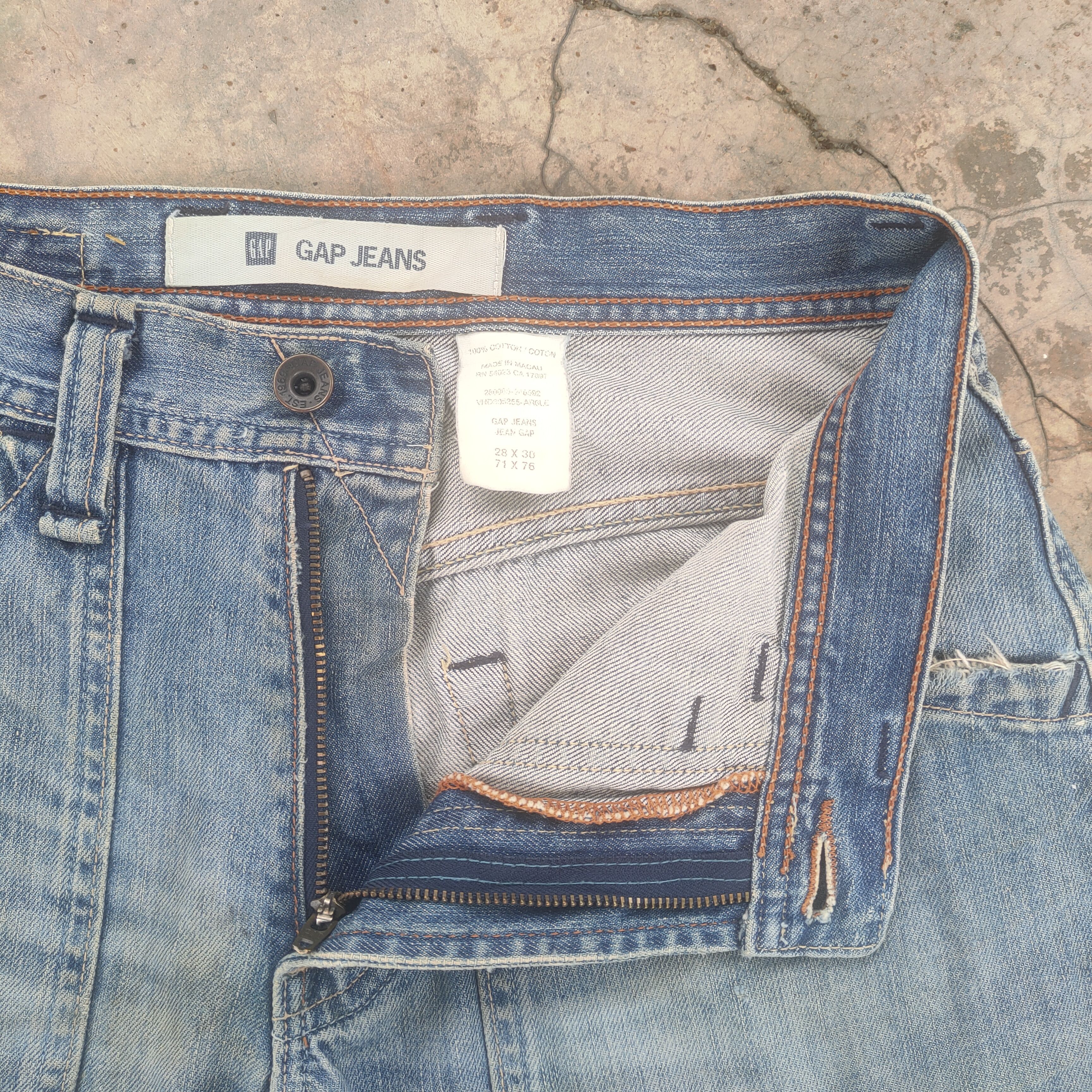 Gap × Japanese Brand VINTAGE JAPANESE BUSH PANTS FADED DISTRESSED JEANS DENIM Size US 29 - 6 Thumbnail