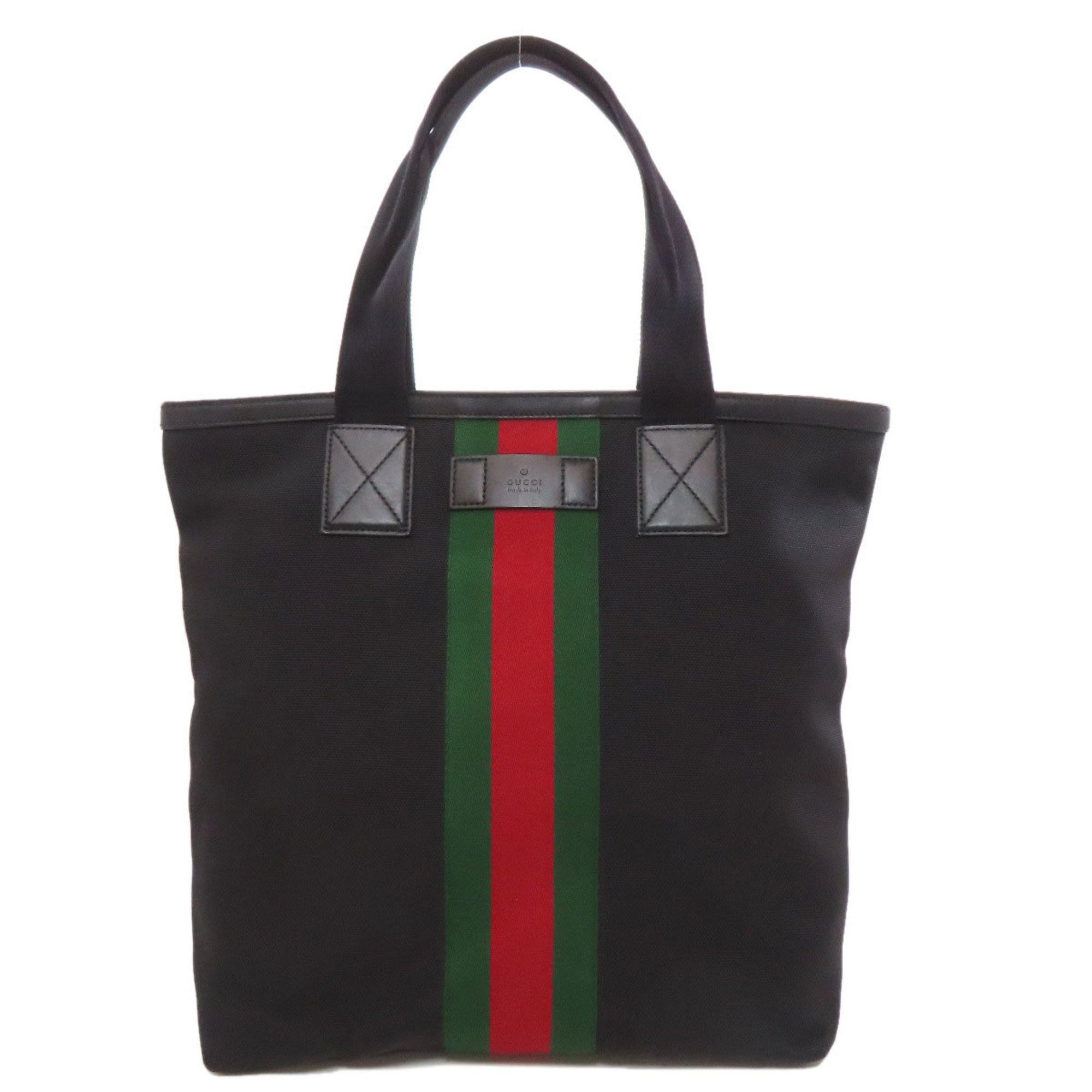 Gucci 631245 Outlet Sherry Line Tote Bag Canvas Women's Gucci in Black