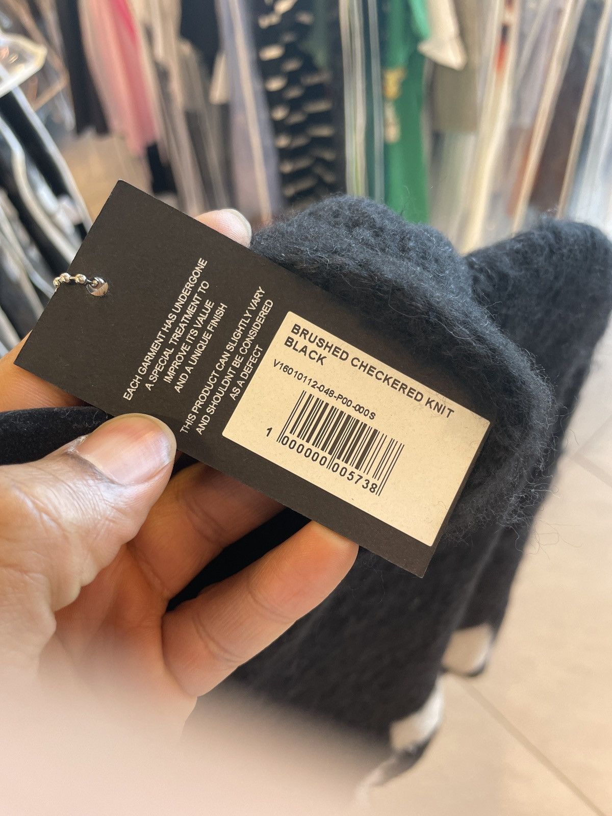 Askyurself Askyurself Brushed Checked Knit Size US S / EU 44-46 / 1 - 4 Thumbnail
