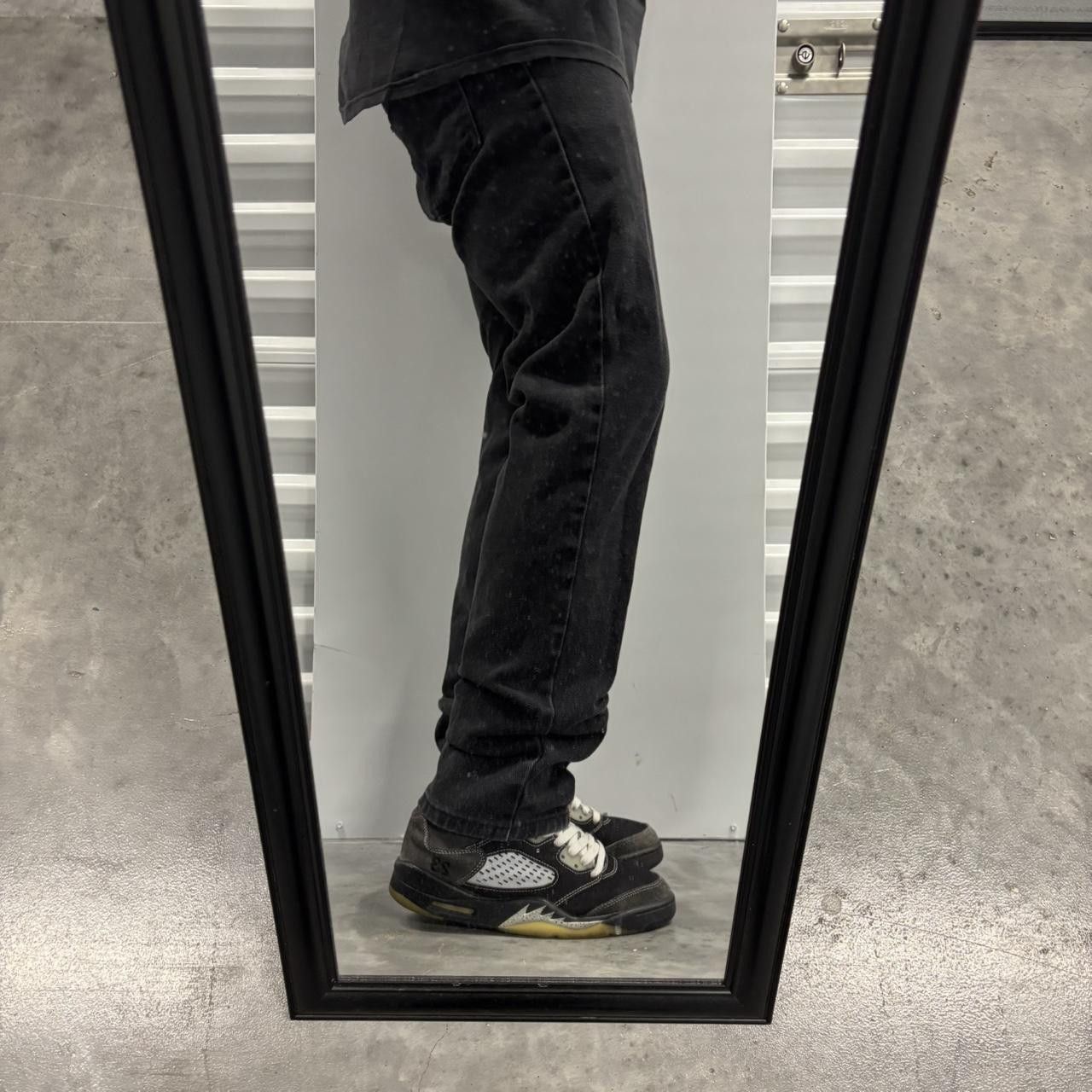 Japanese Brand × Vintage Crazy Vintage Y2K/2000s Grunge Black Essential Denim Jeans! Size US 28 / EU 44 - 2 Thumbnail