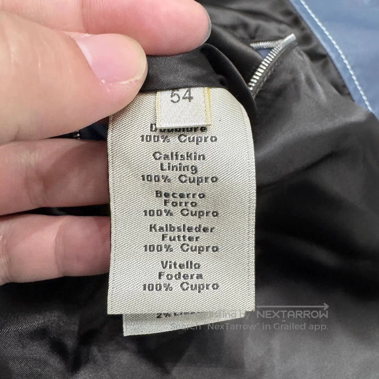 Hermes Hermes Dark Blue Leather Jacket. Size US L / EU 52-54 / 3 - 3 Thumbnail