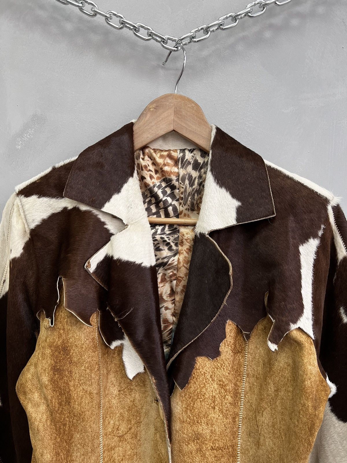Japanese Brand × Le Grande Bleu (L.G.B.) SALE✅✅LEATHER COAT cow vintage leather made in italy 90's Size S / US 4 / IT 40 - 6 Thumbnail