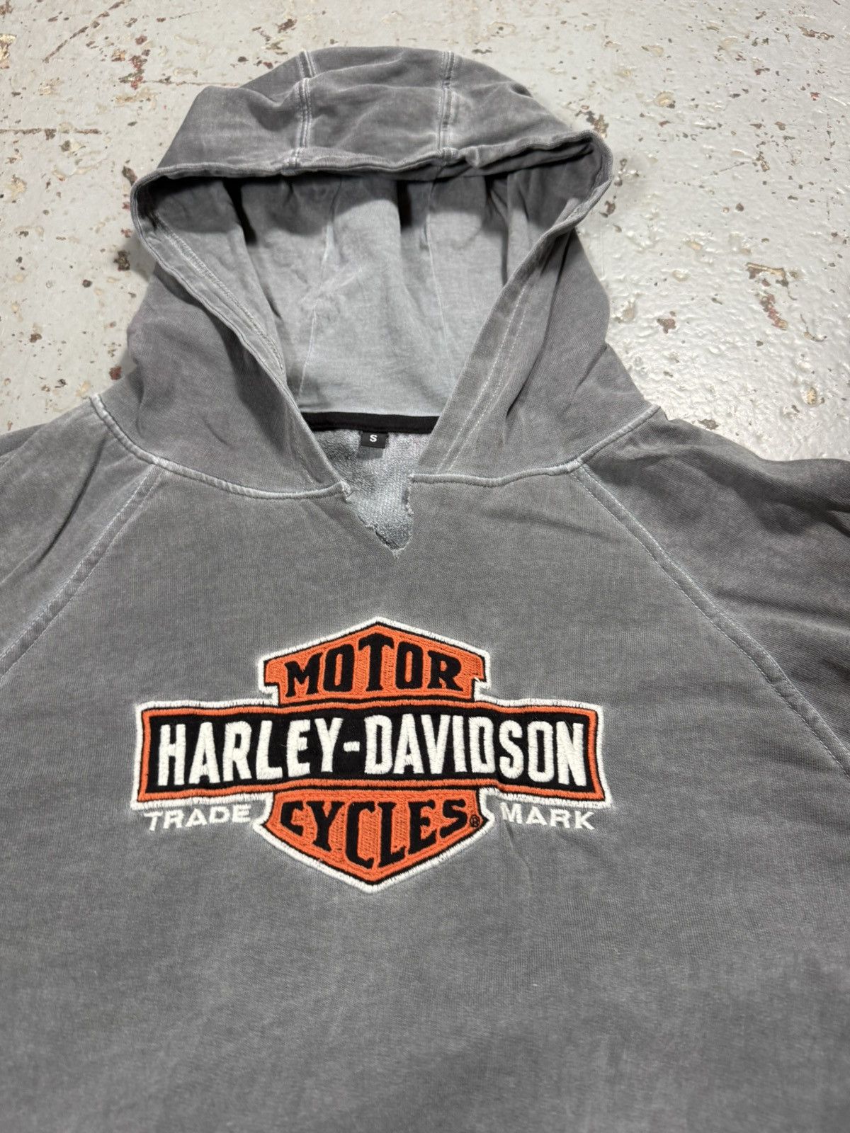 Harley Davidson Vintage Harley Davidson Trashed Hoodie Size US S / EU 44-46 / 1 - 4 Thumbnail