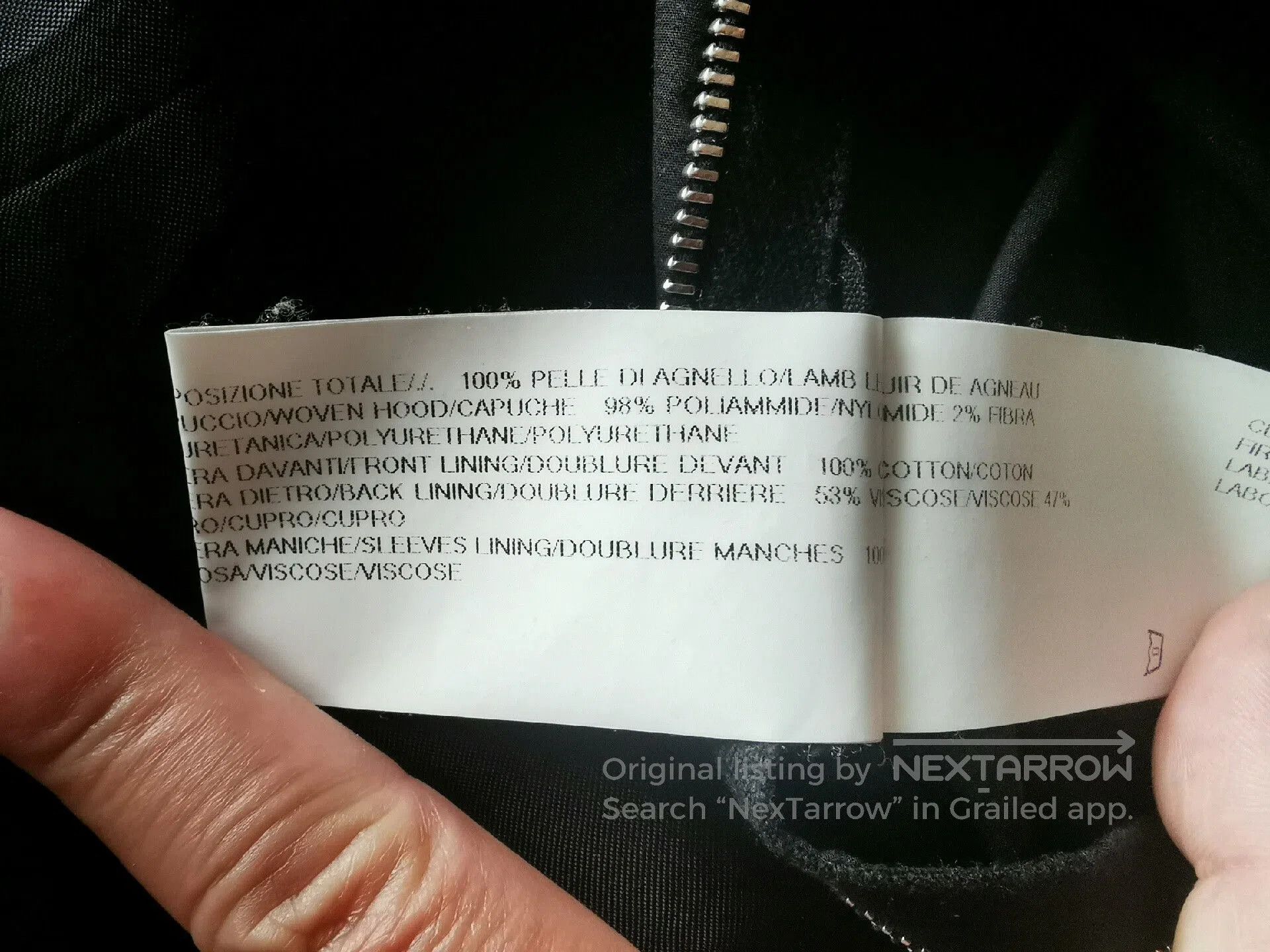 Rick Owens Rick Owens Black Leather Jacket Size 50. Size US M / EU 48-50 / 2 - 9 Thumbnail