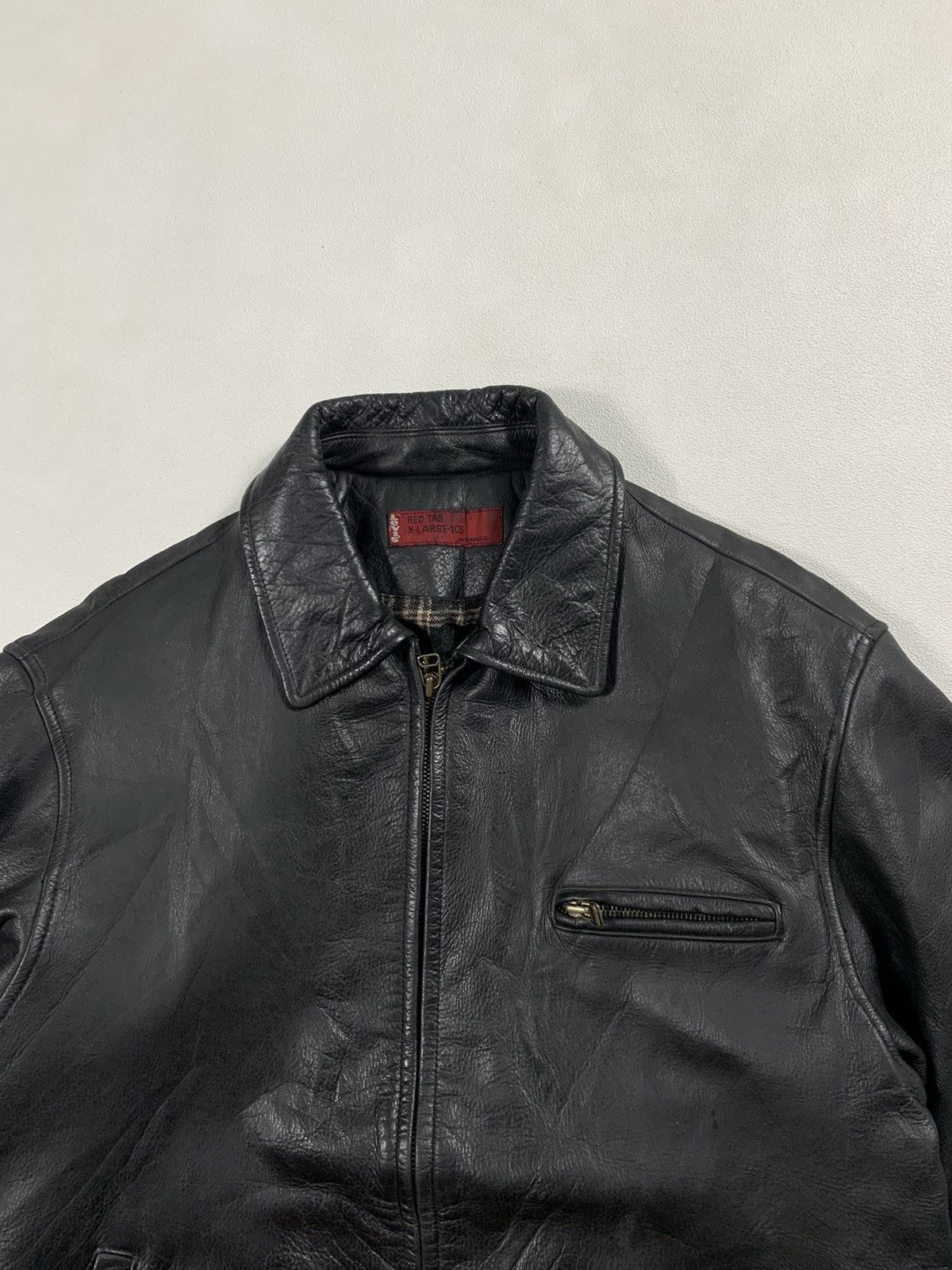 Levi's Vintage Clothing Levis red tab leather jacket Size US L / EU 52-54 / 3 - 3 Thumbnail