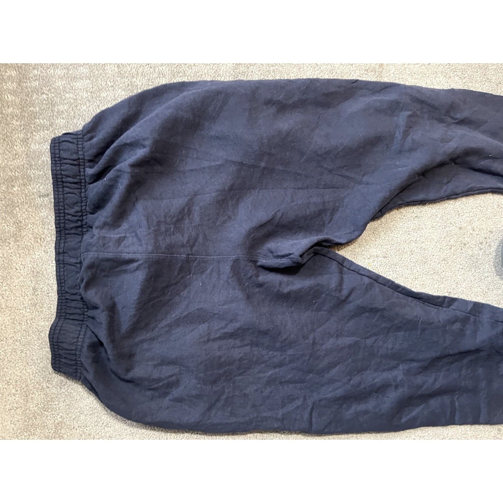 Champion Champion Sweatpants Men’s Large Authentic Straight Pocket Logo Navy Blue Cotton Pants Regular Relaxed Size US 33 - 4 Thumbnail