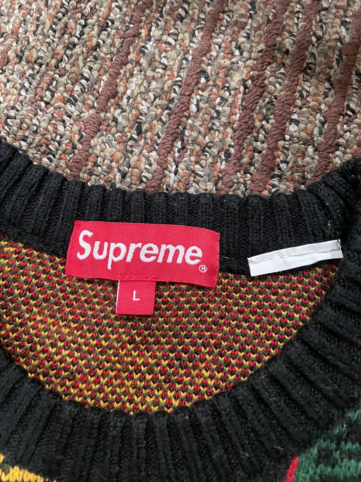 Supreme Supreme Scarf Sweater (Large) Size US L / EU 52-54 / 3 - 3 Thumbnail