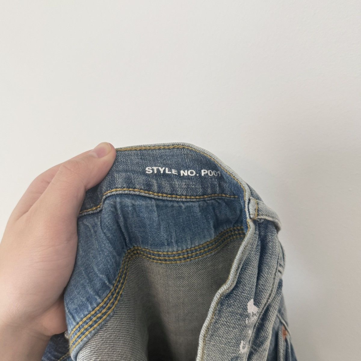 Purple Brand Purple Brand P001 Light Indigo Paint Blowout Distress Jeans Size US 34 / EU 50 - 11 Thumbnail