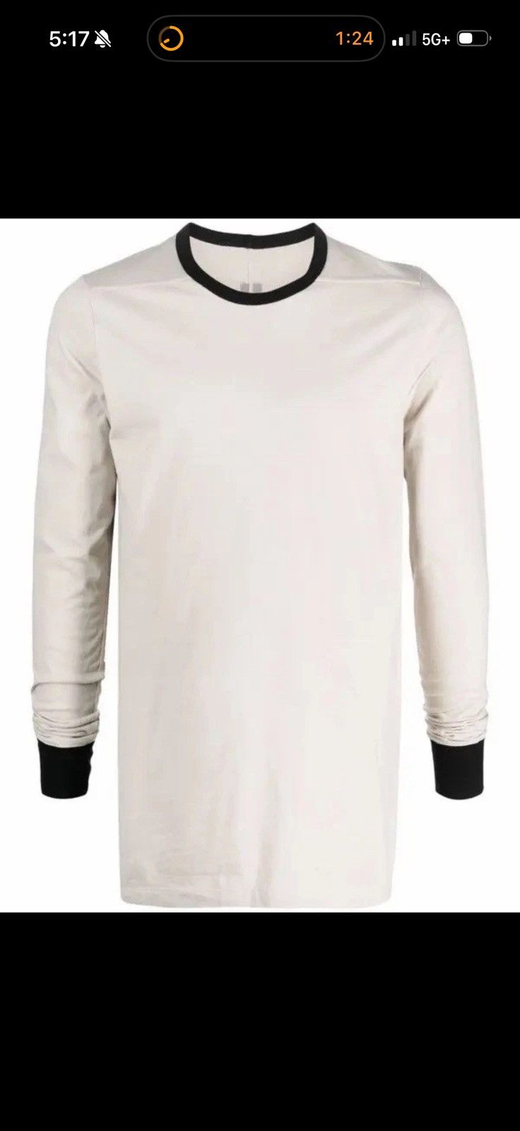 Rick Owens Gethsmane 2021 Ringer Long Sleeve Shirt Size US XL / EU 56 / 4 - 6 Thumbnail