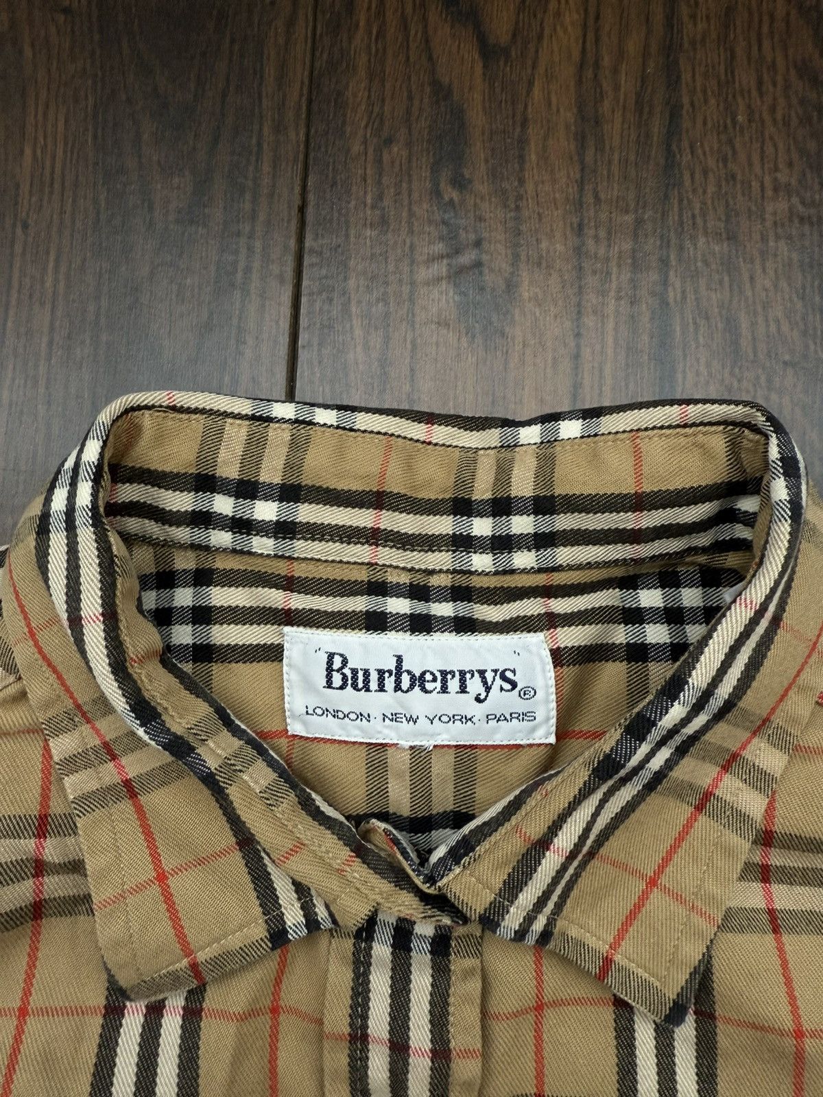 Burberry Vintage 90s Burberrys Nova Check Shirt Size US S / EU 44-46 / 1 - 2 Thumbnail