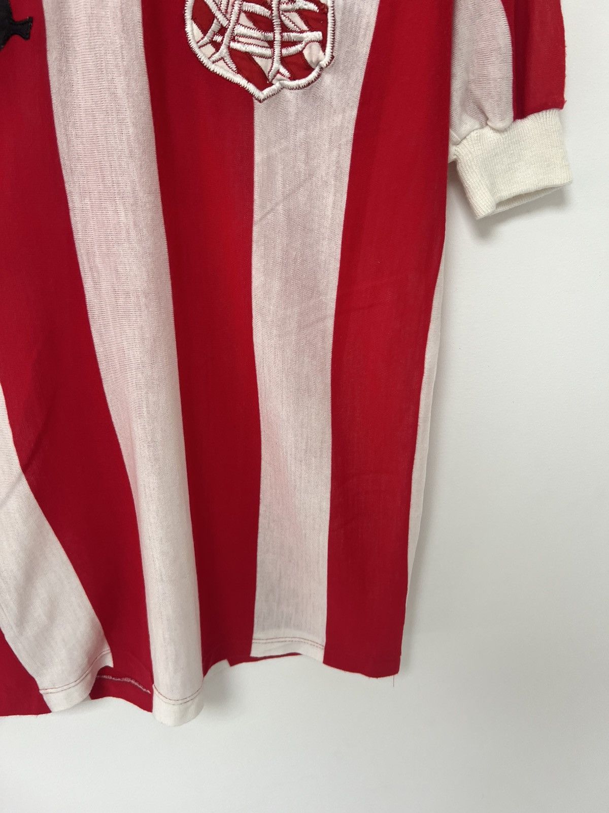 Vintage Vintage Bangu Atletico 1981/82 Soccer Jersey Shirt Rare Sz M Size US M / EU 48-50 / 2 - 20 Thumbnail