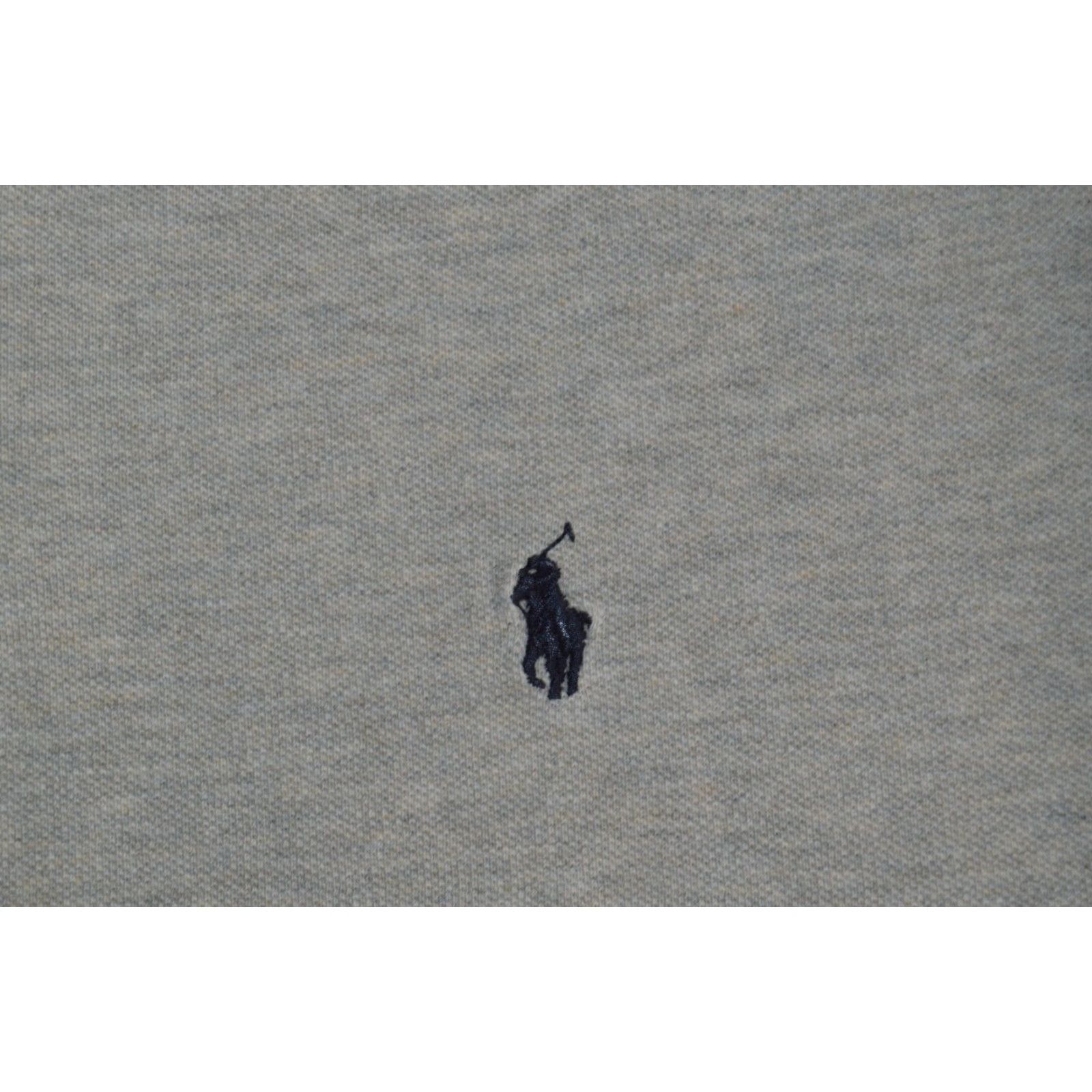 Polo Ralph Lauren VTG Polo Ralph Lauren Men's L/S Polo Shirt XXL Heavy Cotton Gray Polo Pony Logo Classic Fit Size US XXL / EU 58 / 5 - 3 Thumbnail