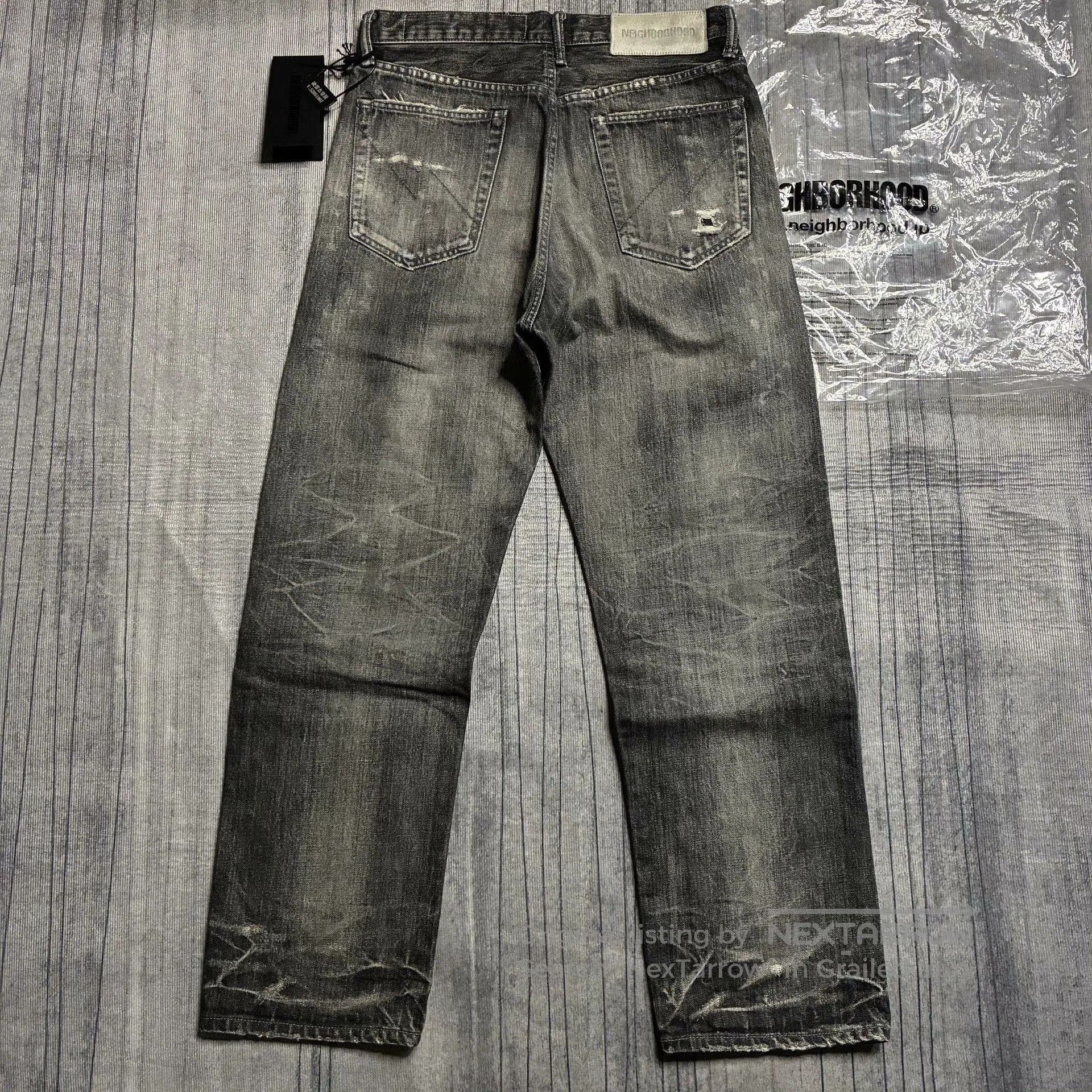 Neighborhood NEIGHBORHOOD 21AW DPB Distressed Jeans. Size US 26 / EU 42 - 2 Thumbnail