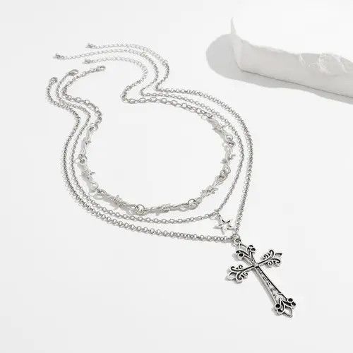Other Cross Rare STEAL! Y2K Chains Necklace Chain Size ONE SIZE - 4 Thumbnail