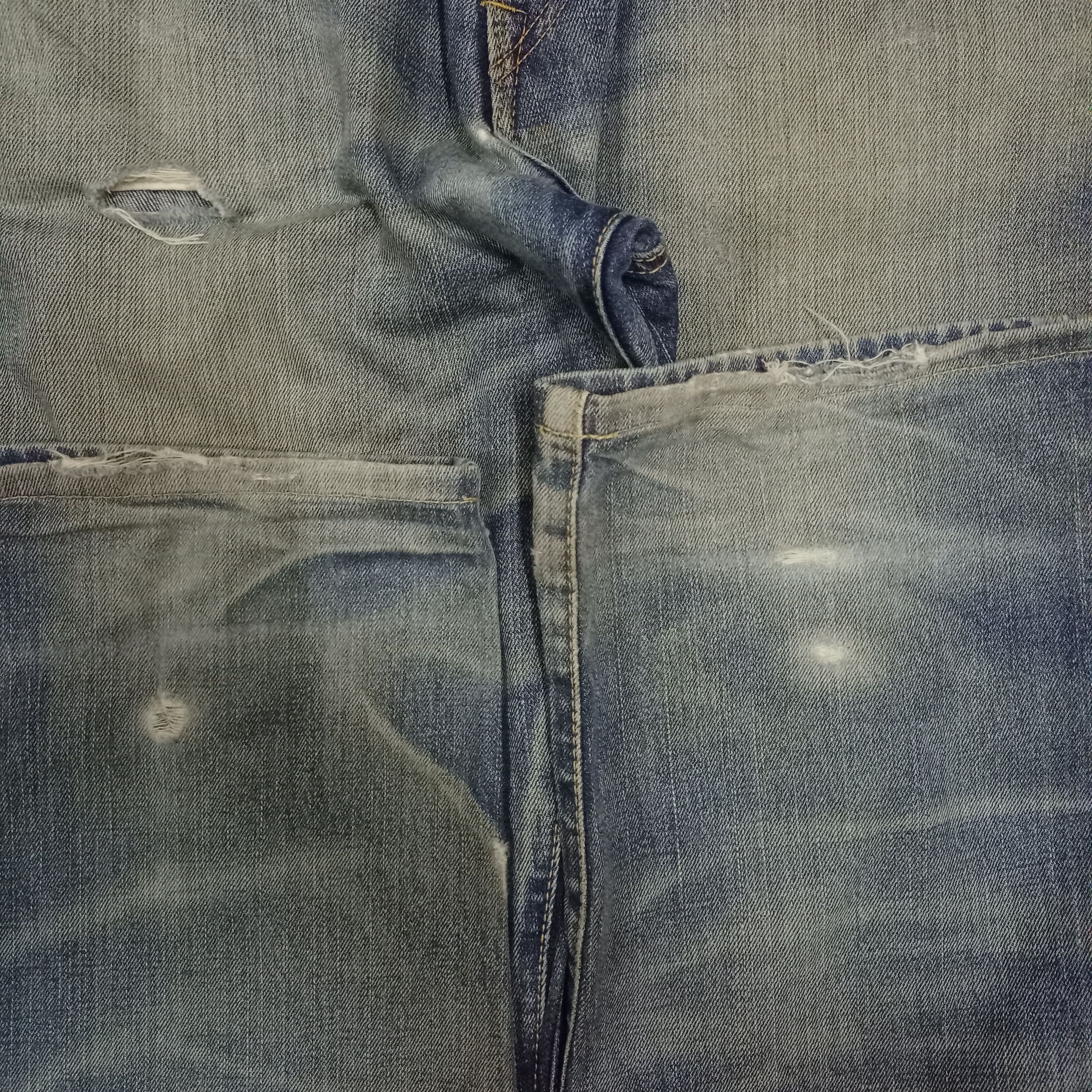 Edwin × Japanese Brand Vintage Edwin Japan Selvedge Buckle Back Baggy Jeans Size US 36 / EU 52 - 6 Thumbnail