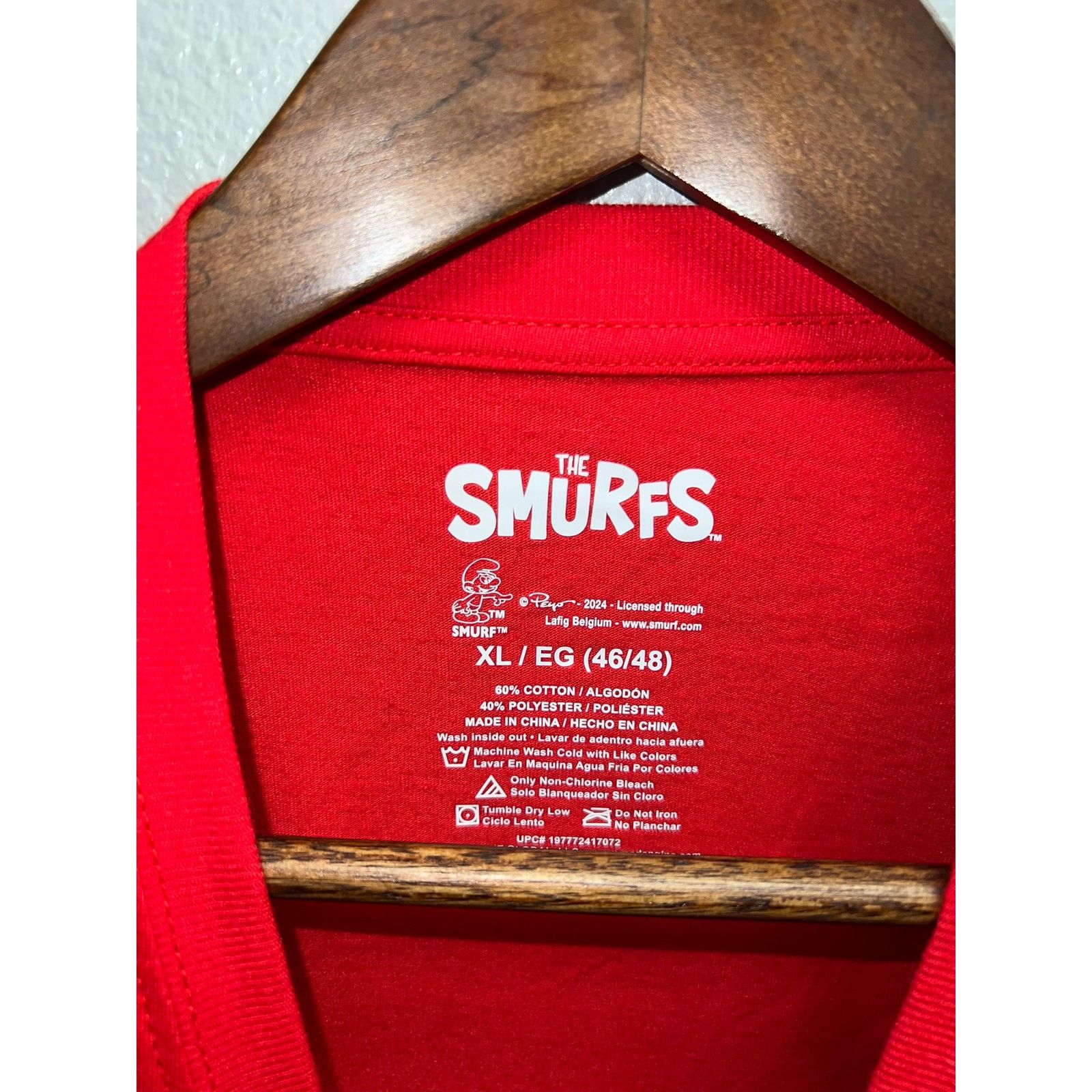 Vintage The Smurfs Shirt Loveless Love Less Red Graphic Tee XL Size US XL / EU 56 / 4 - 4 Thumbnail