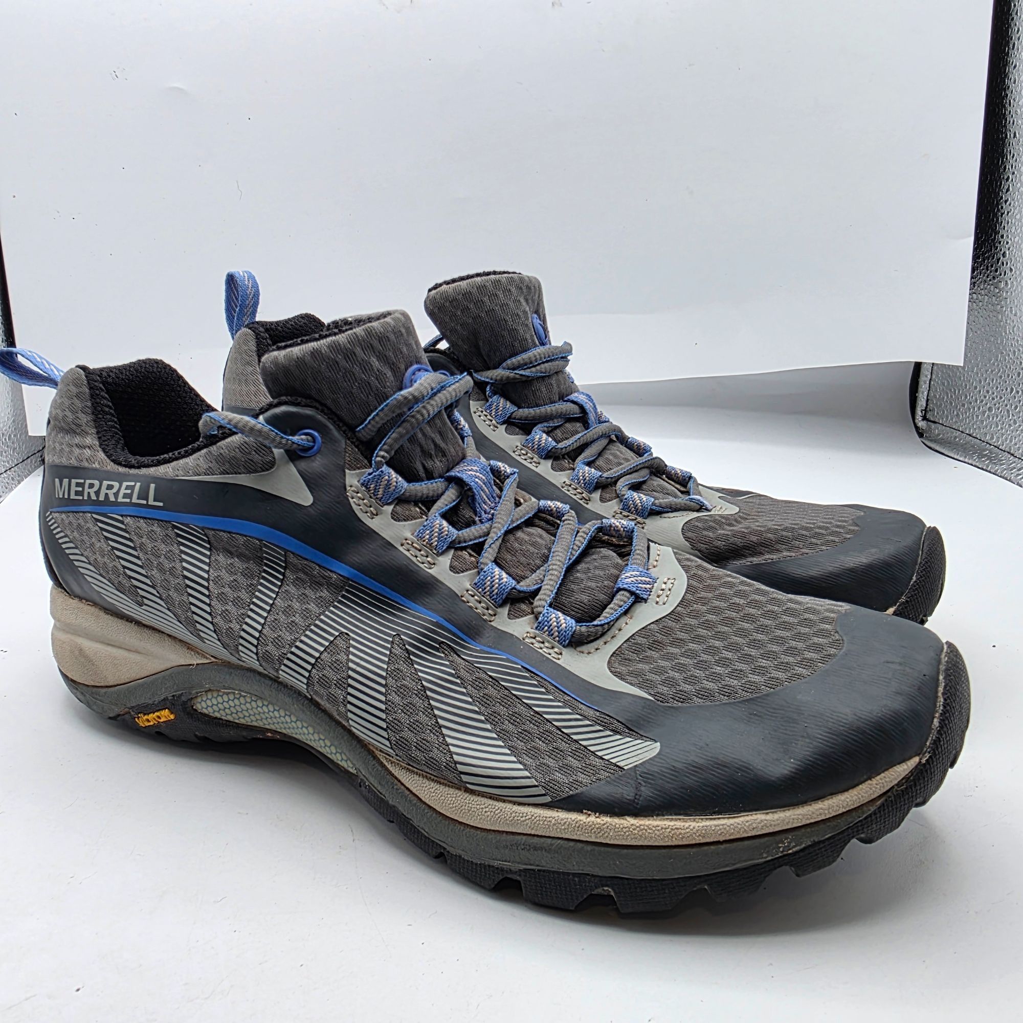 Merrell Merrell Siren Edge Womens Size 8 Gray Blue Hiking Shoes Vibr Size US 8 / IT 38 - 1 Thumbnail