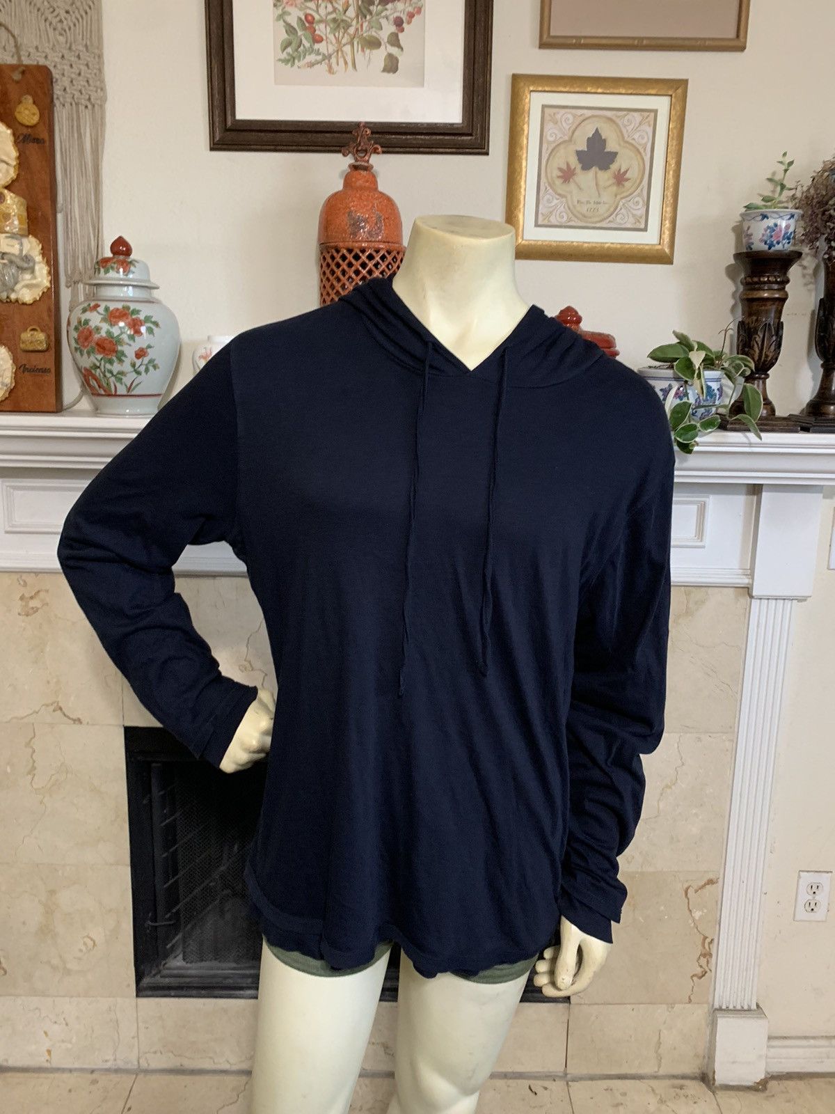 Vince Layered 100% Pima cotton Pull over Hoodie Size US XL / EU 56 / 4 - 2 Thumbnail