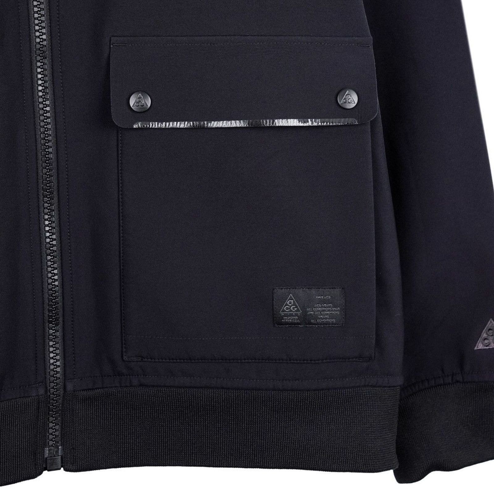 Nike ACG Nike ACG Black Softshell Tech Windproof Hooded Zip Jacket Size US L / EU 52-54 / 3 - 5 Thumbnail