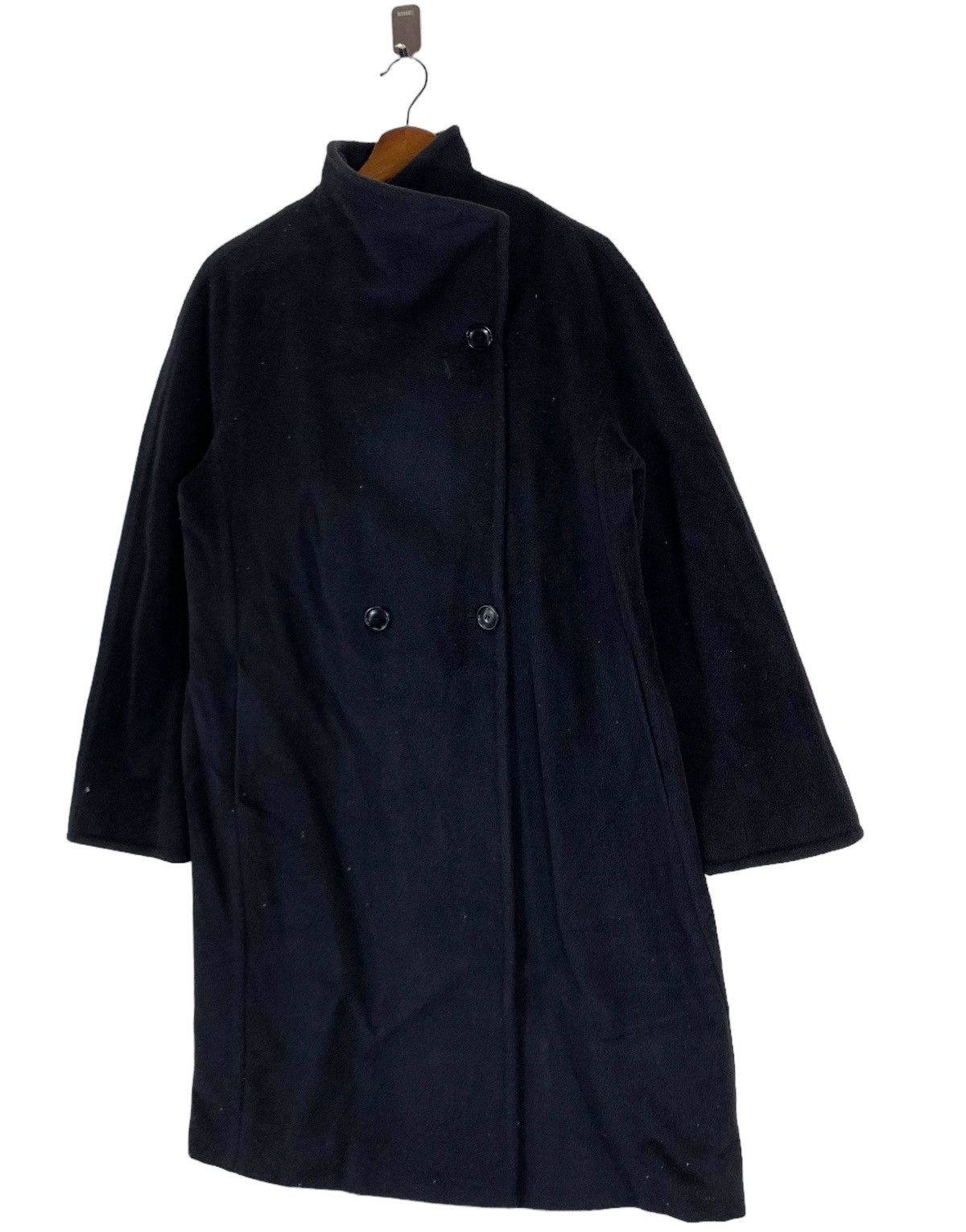 Max Mara × Weekend Max Mara VINTAGE DESIGNER MAX MARA LONG COAT WOOL Size XS / US 0-2 / IT 36-38 - 2 Thumbnail