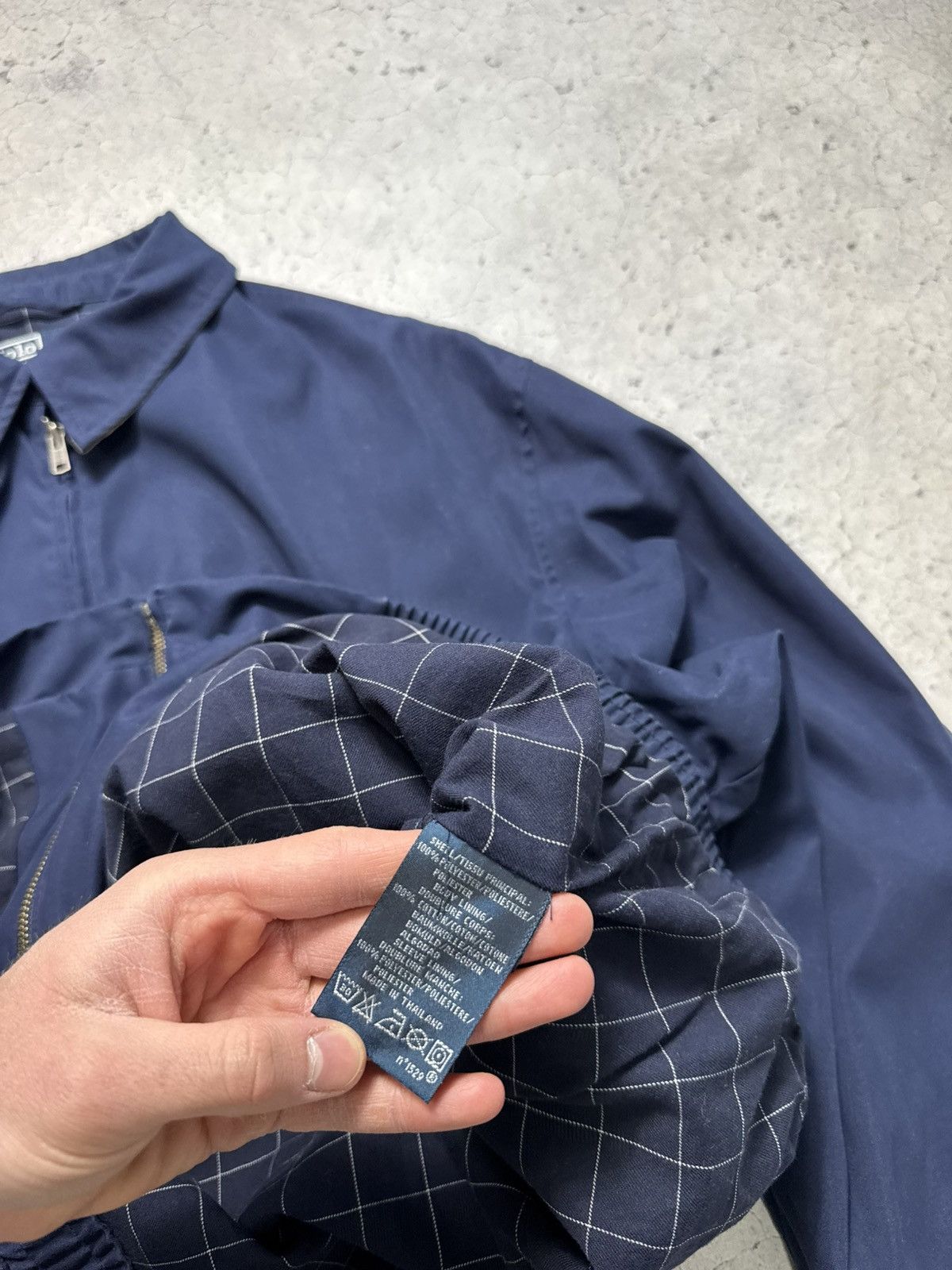Polo Ralph Lauren Polo Ralph Lauren Vintage 90s Bomber Light Jacket Y2K Navy Size US XL / EU 56 / 4 - 9 Thumbnail