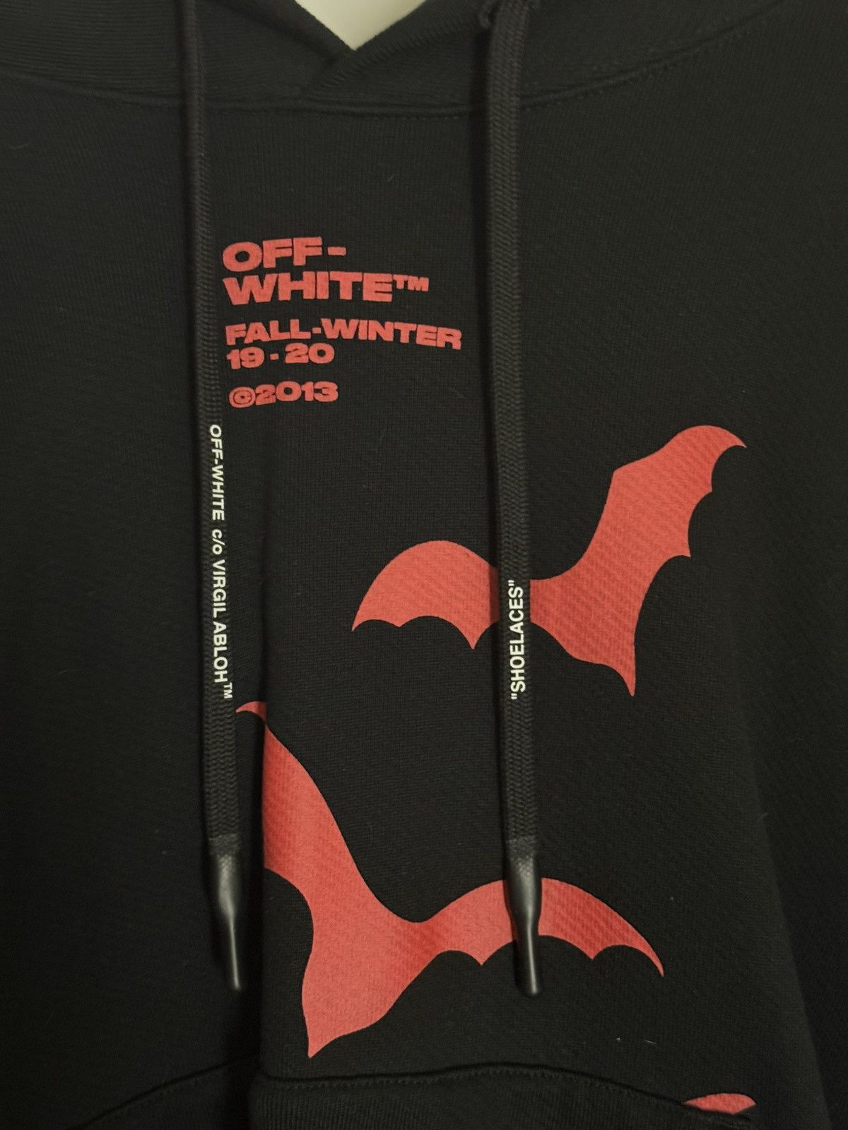Off-White 🦇 🦇 Off White Bats Hoodie ⬛️🟥 Size US M / EU 48-50 / 2 - 2 Thumbnail