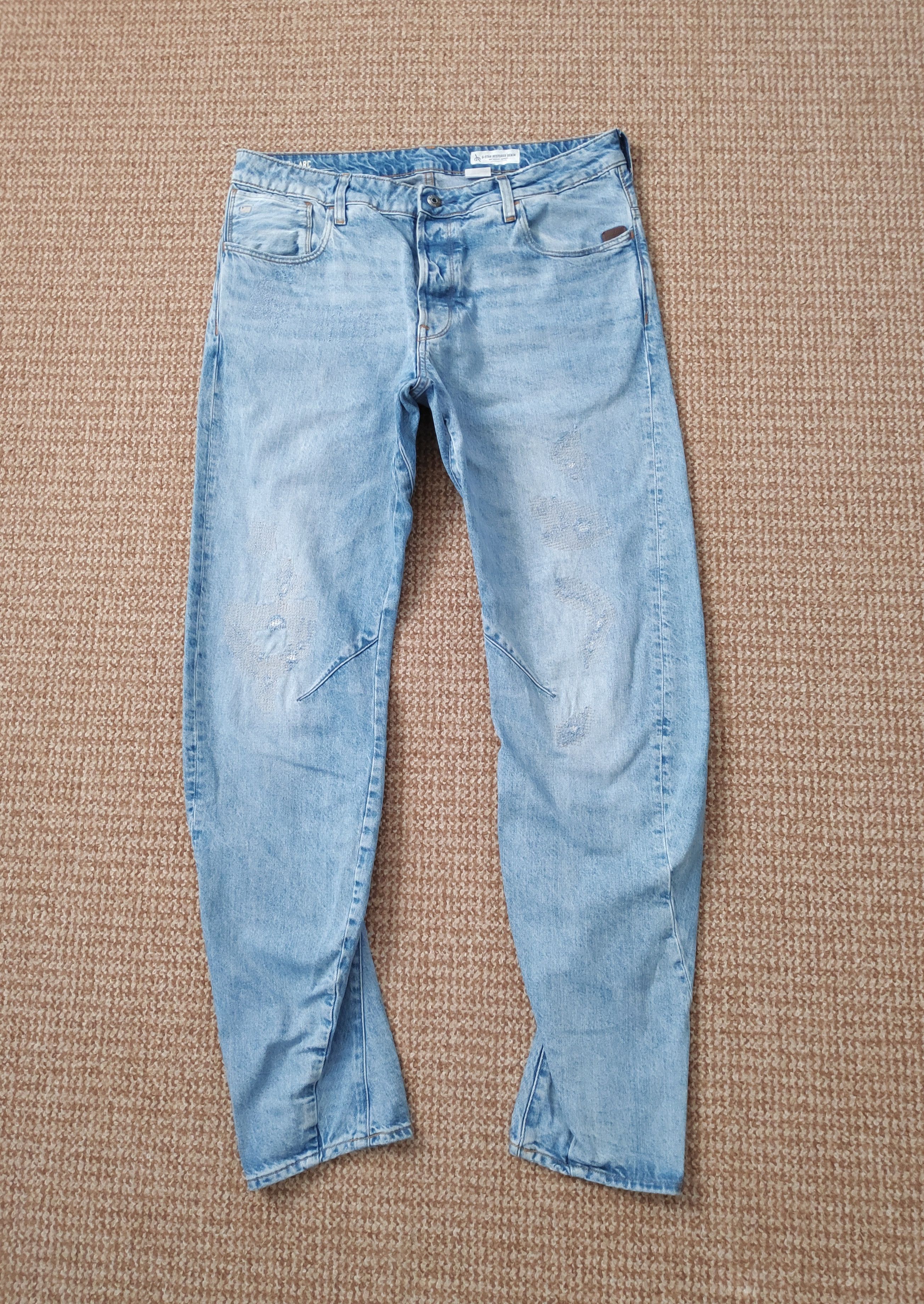 G-Star G-Star Raw Restored Arc 3D Relaxed Tapered Denim Jeans Size US 35 - 1 Thumbnail