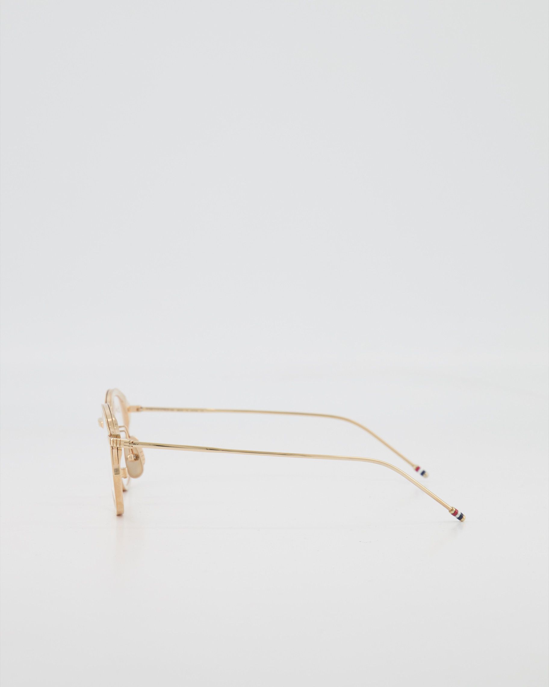 Thom Browne Thom Browne Yellow Gold Glasses Optical Frames Size ONE SIZE - 3 Thumbnail