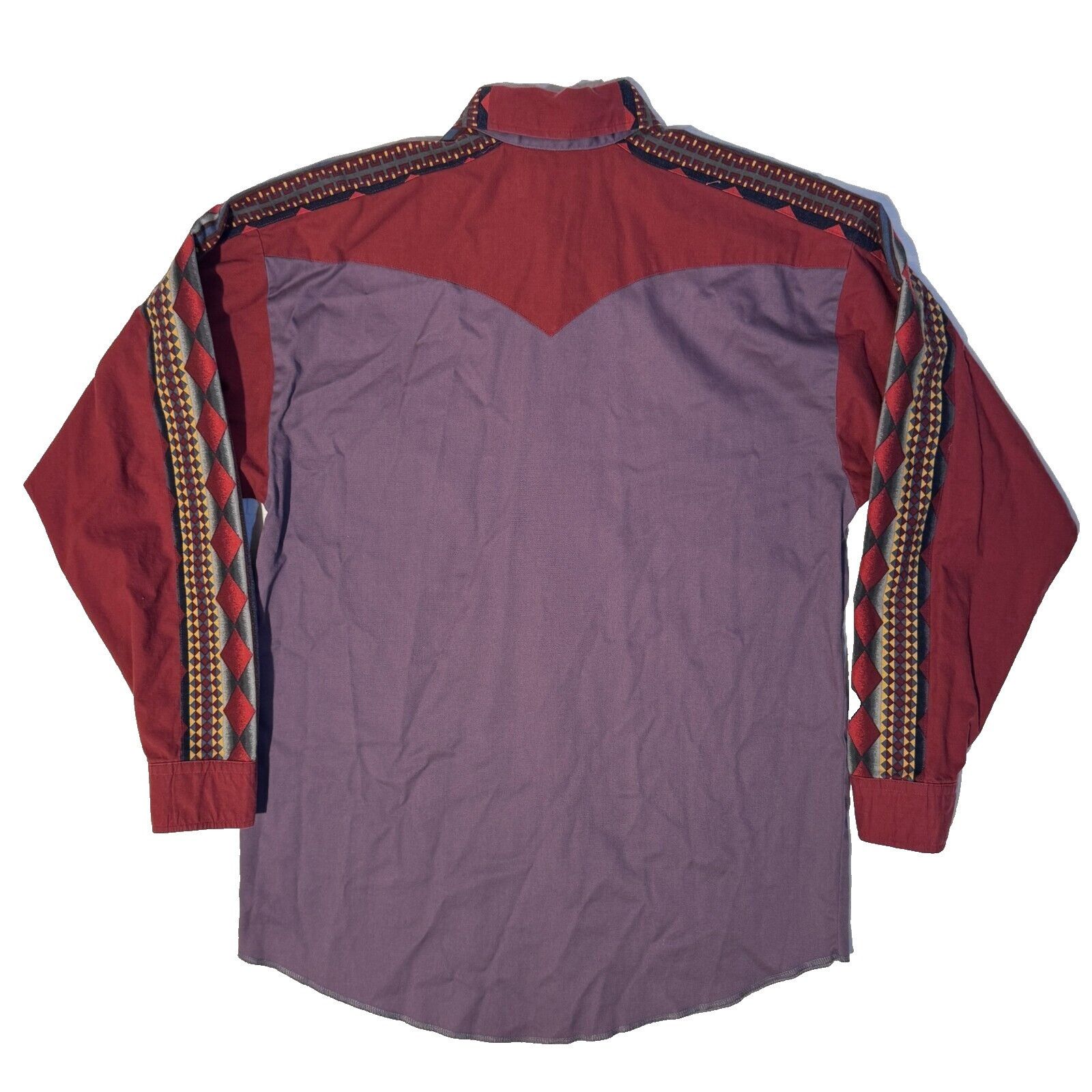 Panhandle Slim Panhandle Slim Yokes Western Pearl Snap Aztec Shirt - M Cowb Size US M / EU 48-50 / 2 - 6 Thumbnail