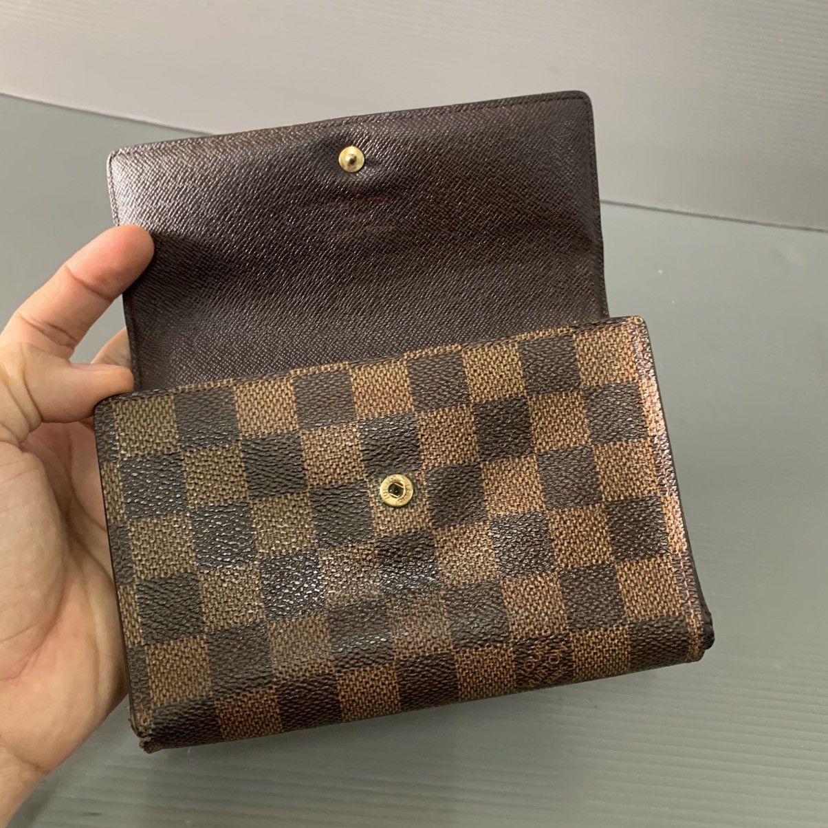 Louis Vuitton Louis Vuitton Damier Ebene Wallet Size ONE SIZE - 10 Thumbnail