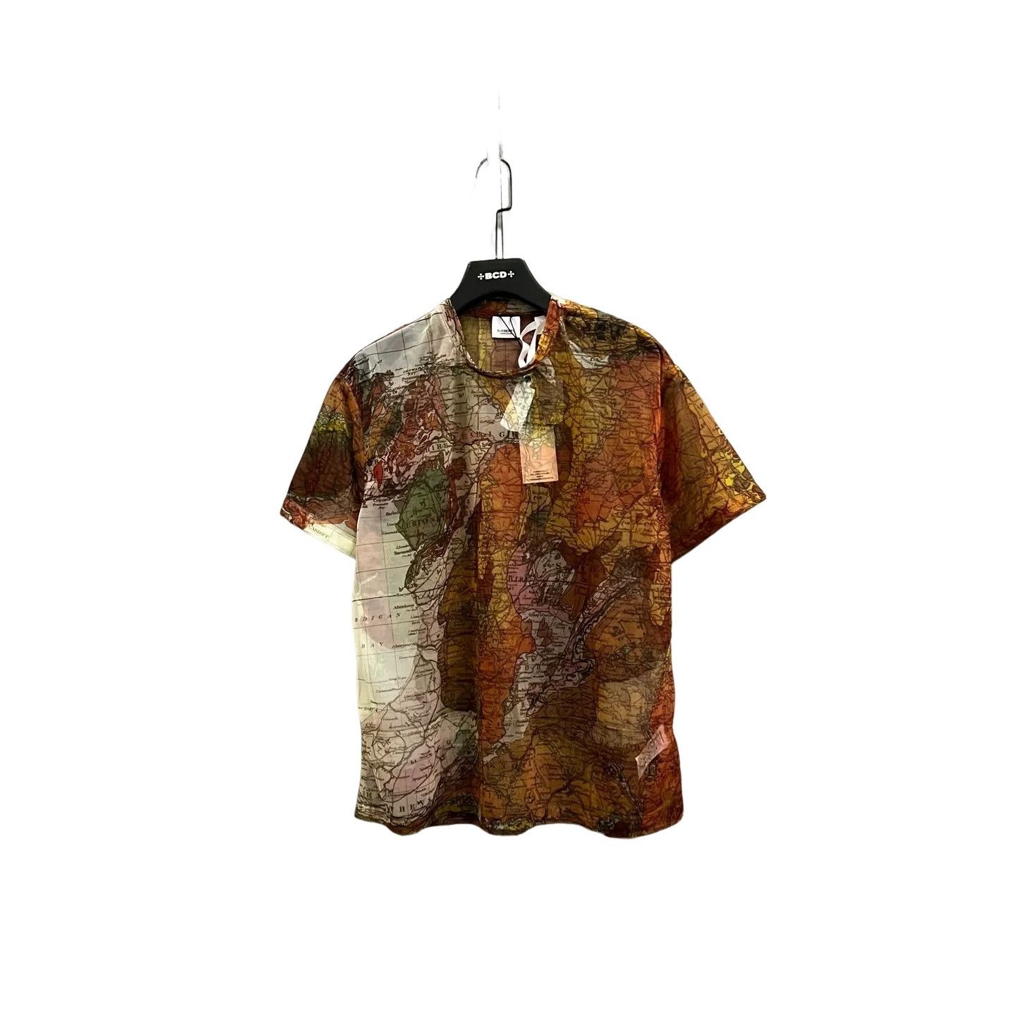 Burberry Burberry Map Print T-Shirt US XS Size US XS / EU 42 / 0 - 1 Thumbnail