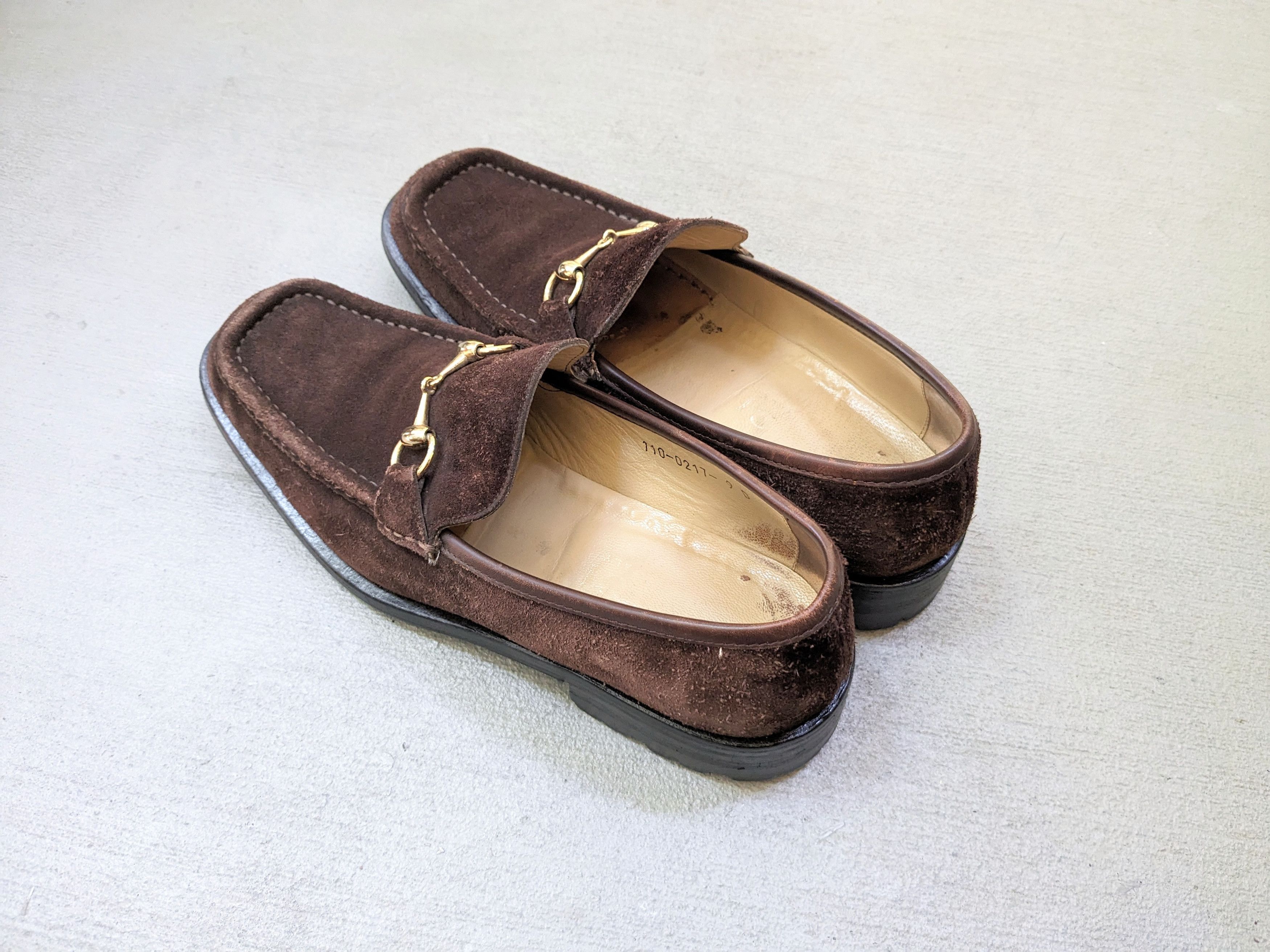 Gucci Gucci Horsebit Loafers Brown Suede Leather 9 Italy Slip On Size US 9 / EU 42 - 14 Thumbnail