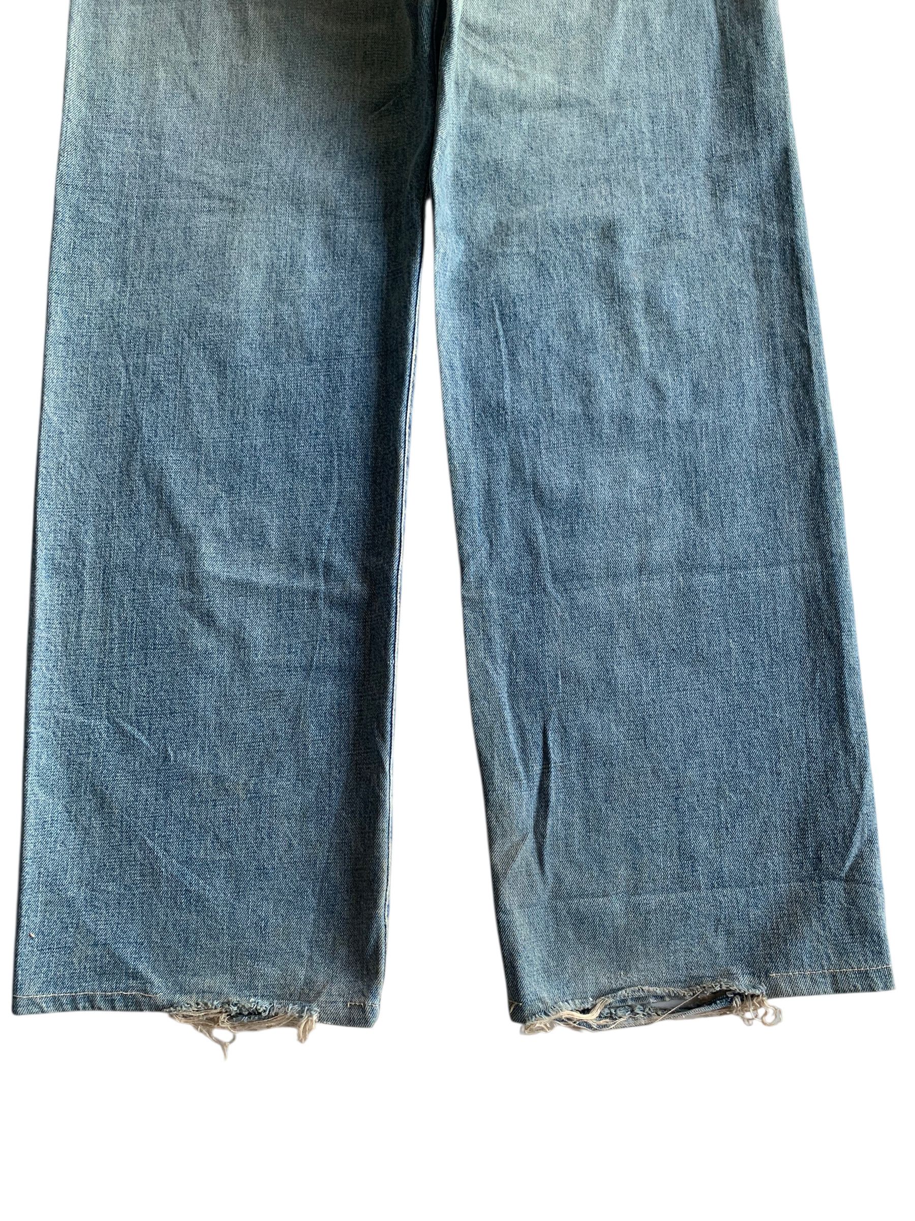 Kapital VINTAGE EDWIN 505 SELVEDGE BAGGY FADED DISTRESSED DENIM Size US 33 - 10 Thumbnail