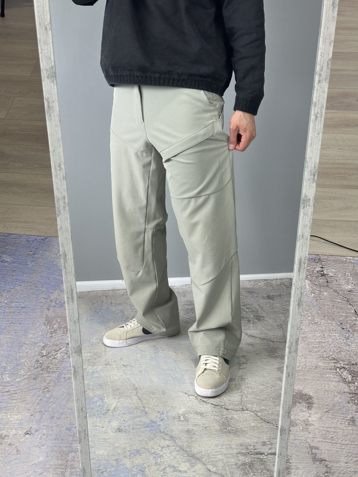 Salomon × Vintage Salomon vintage tracking pants nylon rare tech wear Size US 34 / EU 50 - 1 Thumbnail