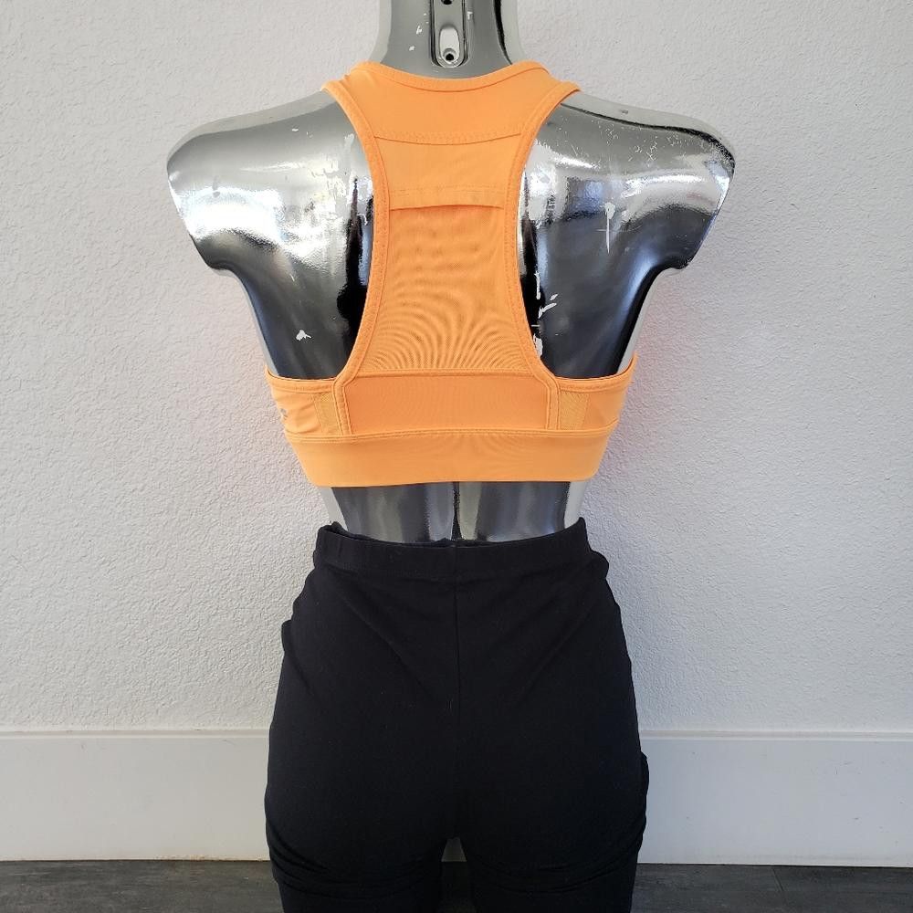 Fabletics Orange Neon | Fabletics | Longline Sport Bra Size ONE SIZE - 2 Thumbnail