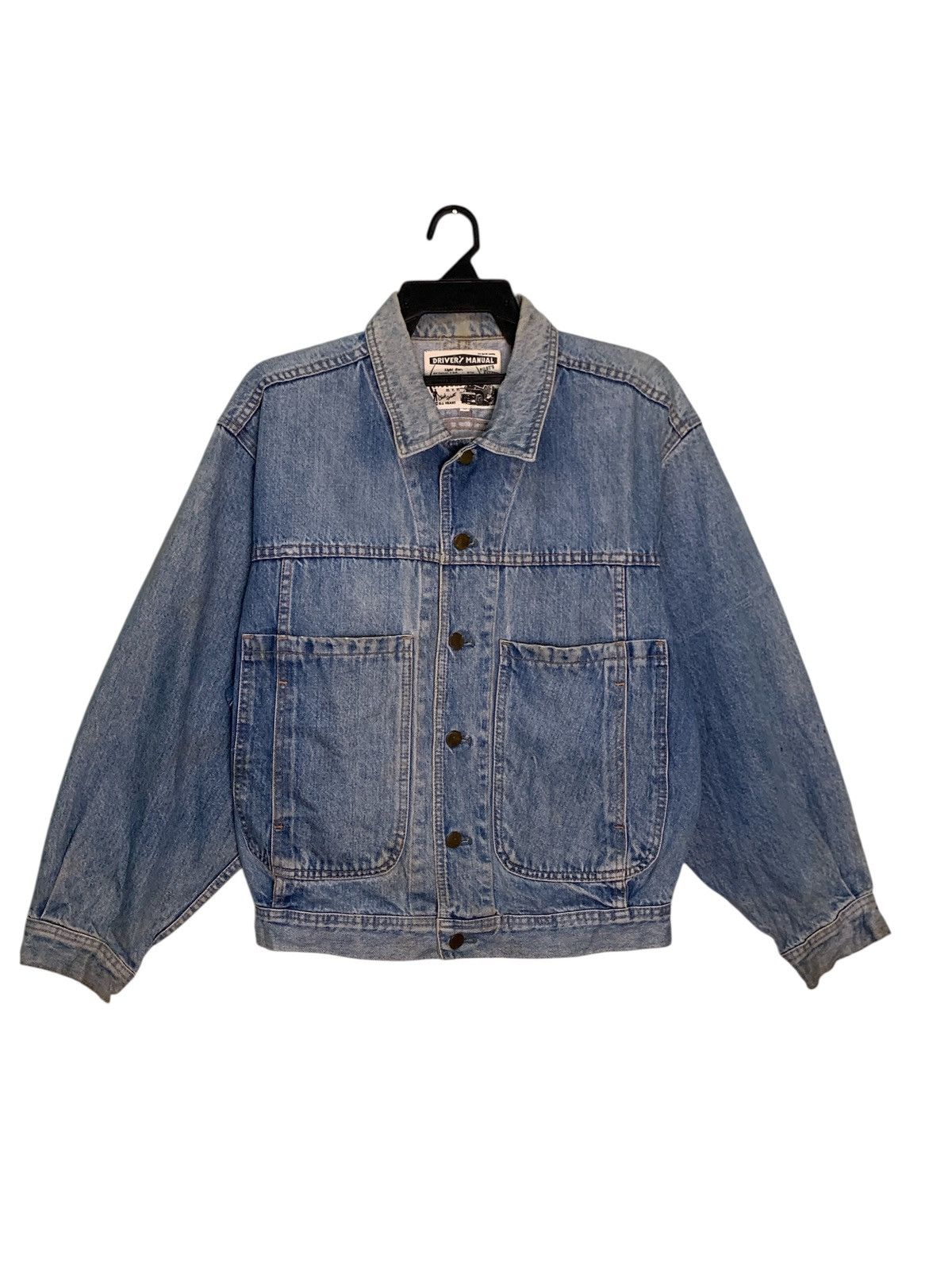 Japanese Brand Rare Design Vintage Driver’s Manual G.L Heart Denim Jackets Size US M / EU 48-50 / 2 - 1 Thumbnail