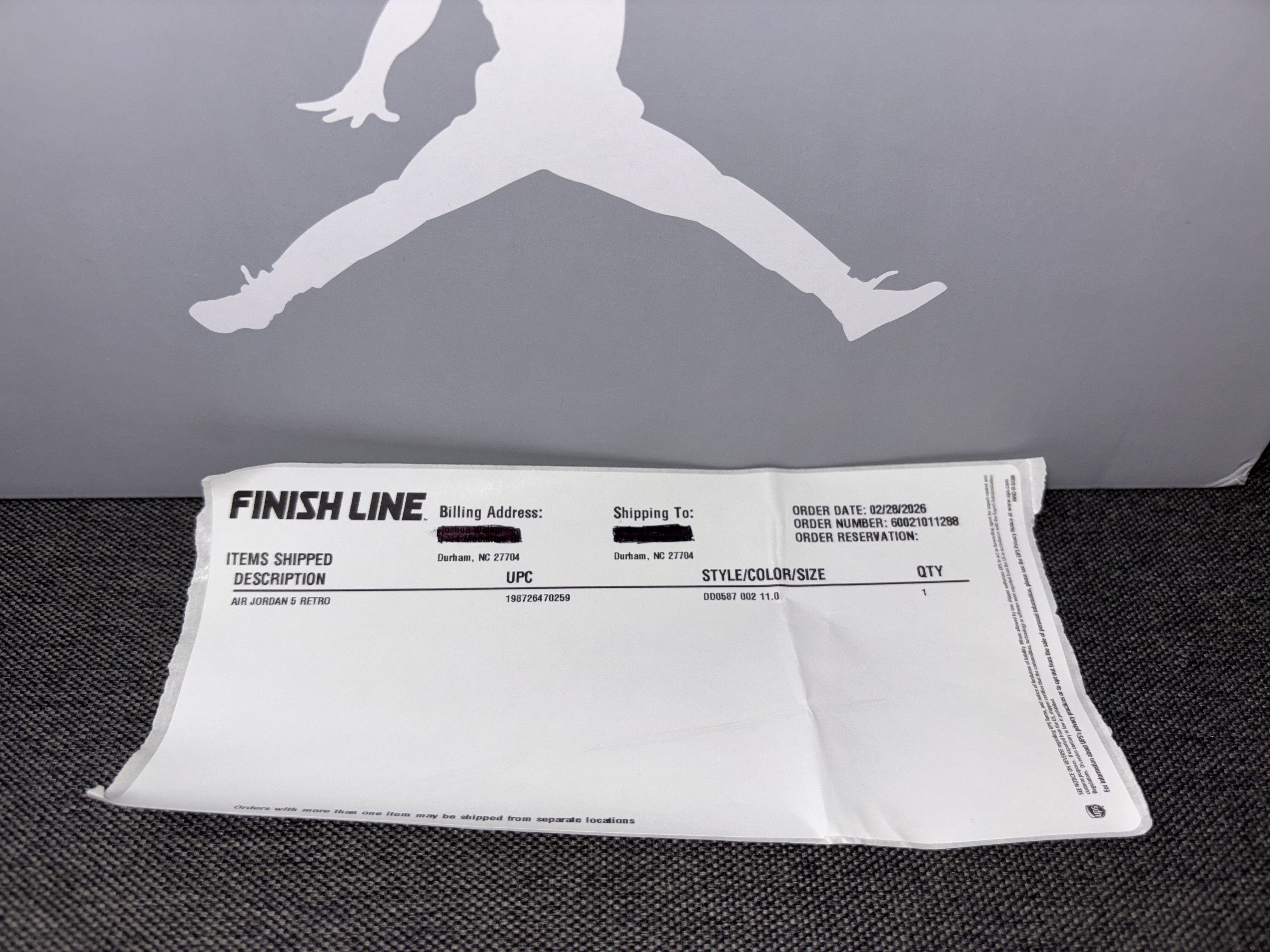 Nike Nike Air Jordan 5 Retro Wolf Grey (2026) Size 11 DD0587-002 Size US 11 / EU 44 - 14 Thumbnail