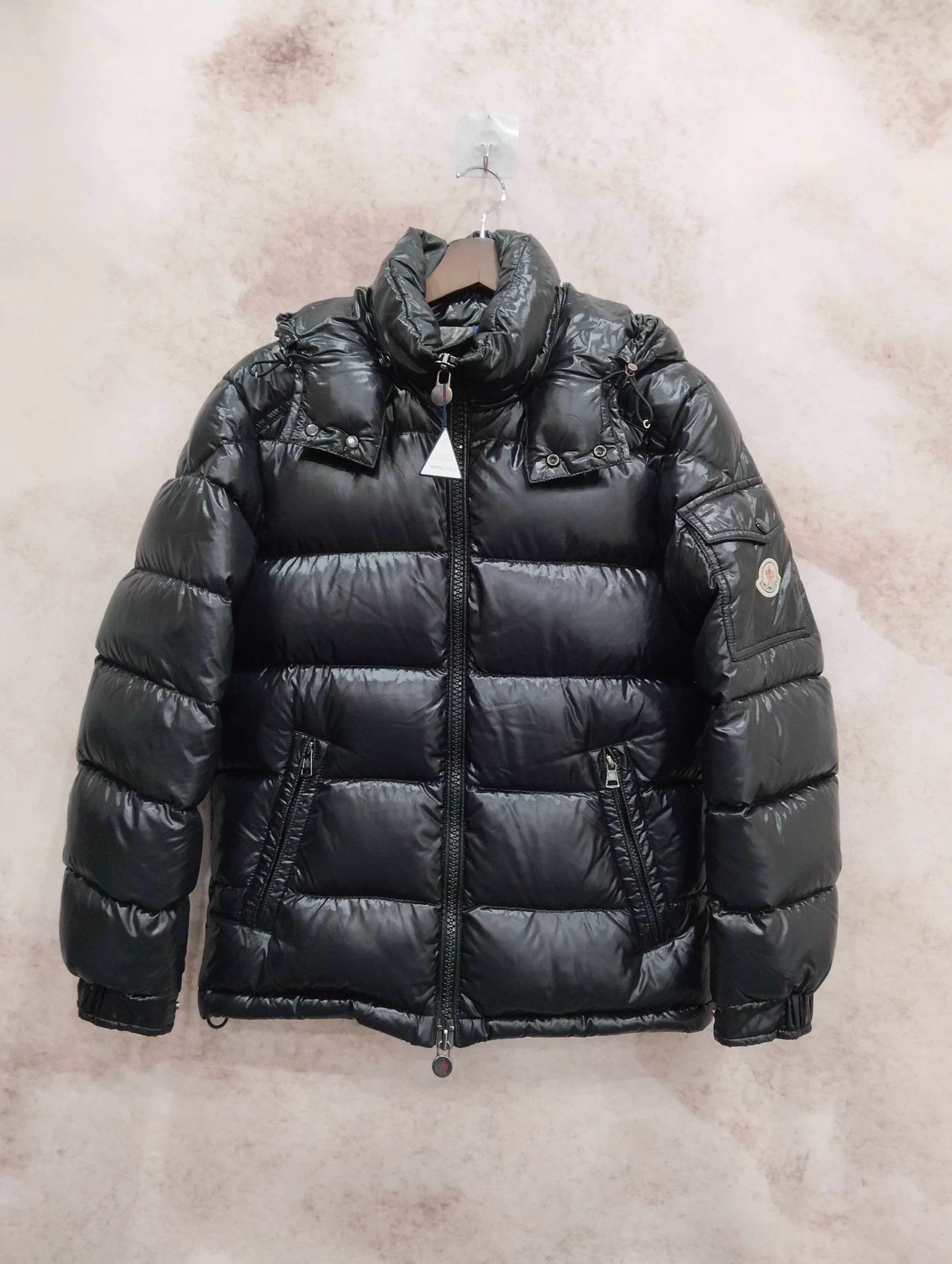 Moncler Moncler Maya Black Short Down Jacket 0 Size US XS / EU 42 / 0 - 1 Thumbnail