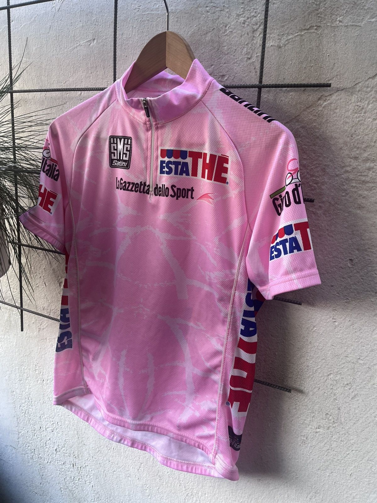 Other SMS Santini Vintage Cycling Racing Jersey Giro d‘Italia Size US M / EU 48-50 / 2 - 3 Thumbnail
