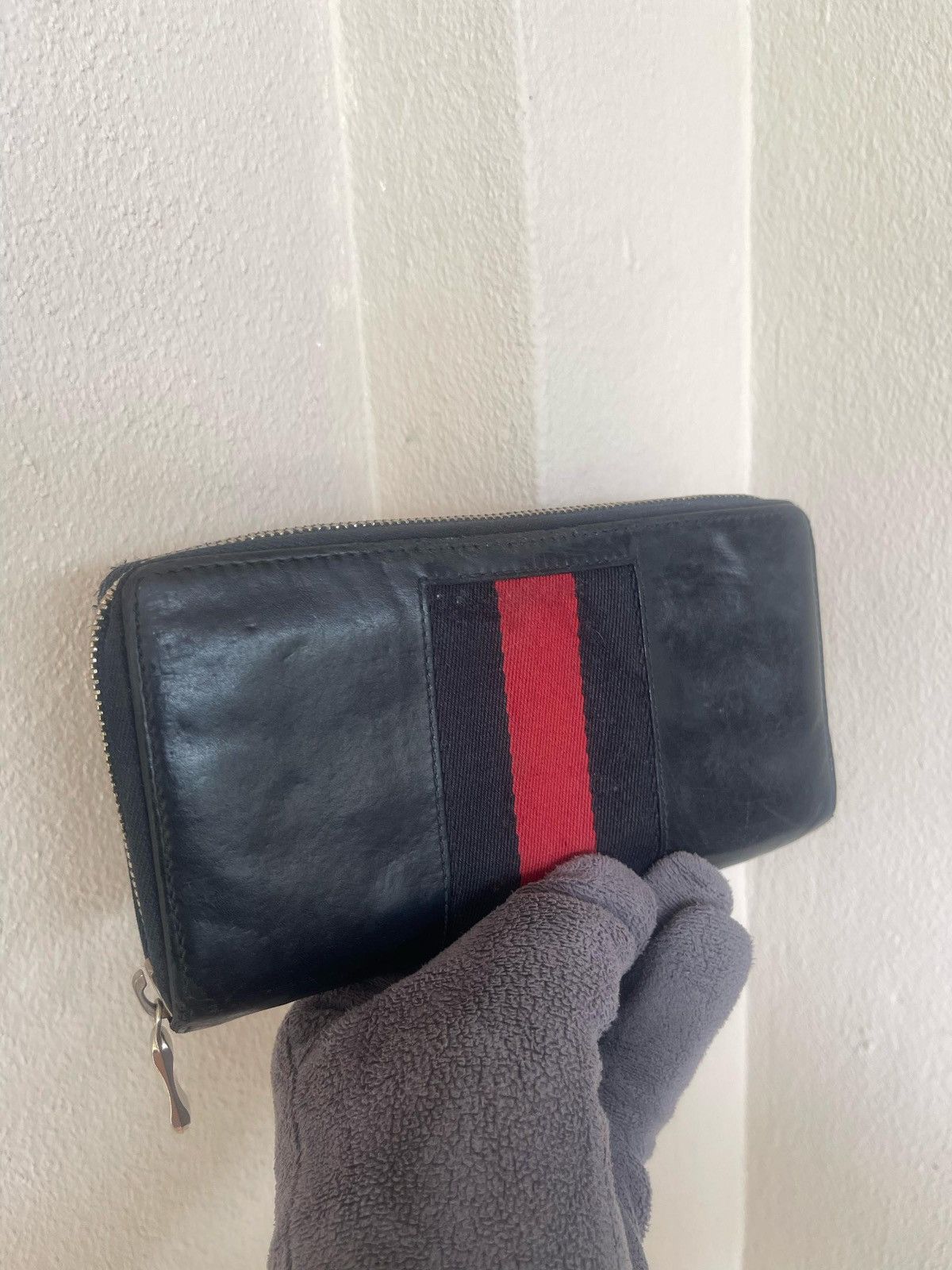 Designer × Gucci × Vintage Gucci Sherry Line Zipper Wallet Size ONE SIZE - 10 Thumbnail