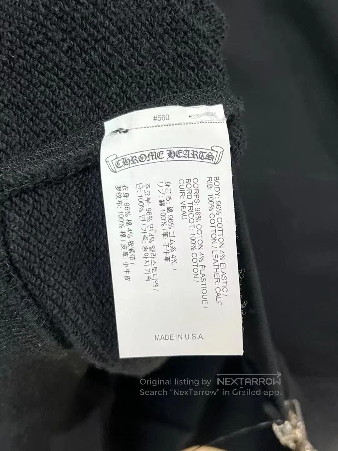 Chrome Hearts chrome hearts black hoodie with embroidery. Size US L / EU 52-54 / 3 - 7 Thumbnail