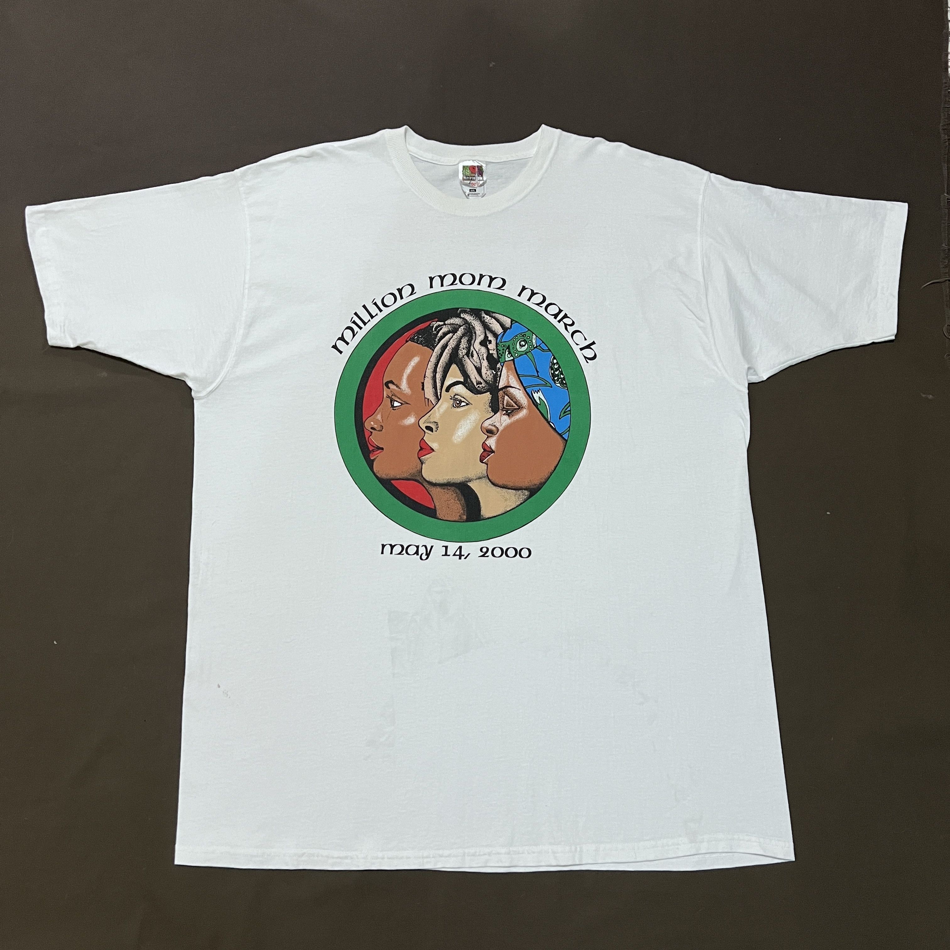 Rap Tees Vintage Million Mom March black woman Promo Tee 2XL Size US XXL / EU 58 / 5 - 2 Thumbnail