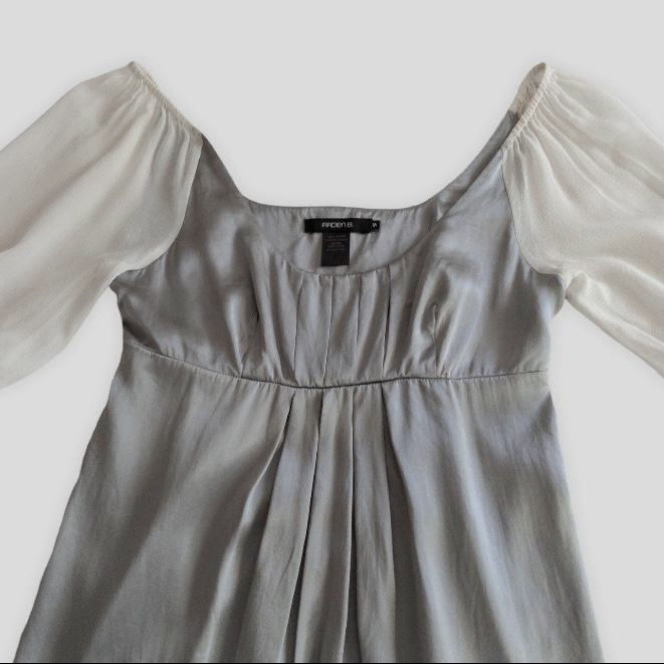 Vintage French vintage Arden B. silk babydoll blouse romantic Y2K Size M / US 6-8 / IT 42-44 - 3 Thumbnail