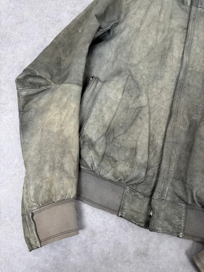 2009 Carol Christian Poell Raw Beige Leather Jacket